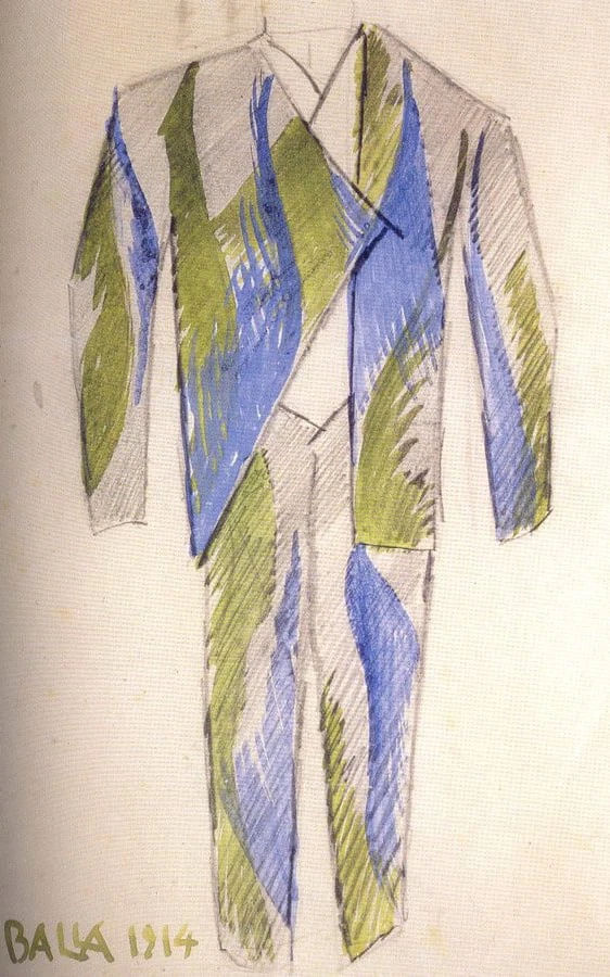 Эскиз Джакомо Балла, 1914 г.