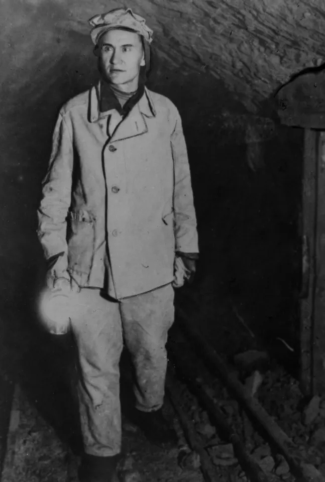 В шахте Риддера, 1940 | из семейного архива