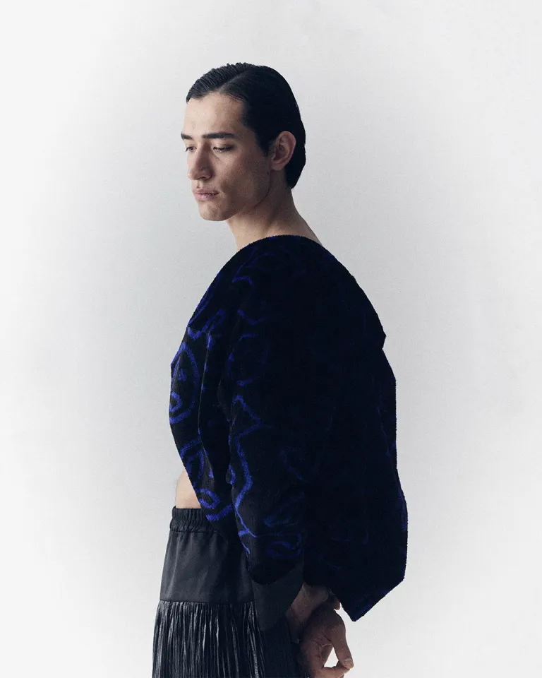 Жакет: TAIS & I, Teplo Store; брюки, мюли: Lali