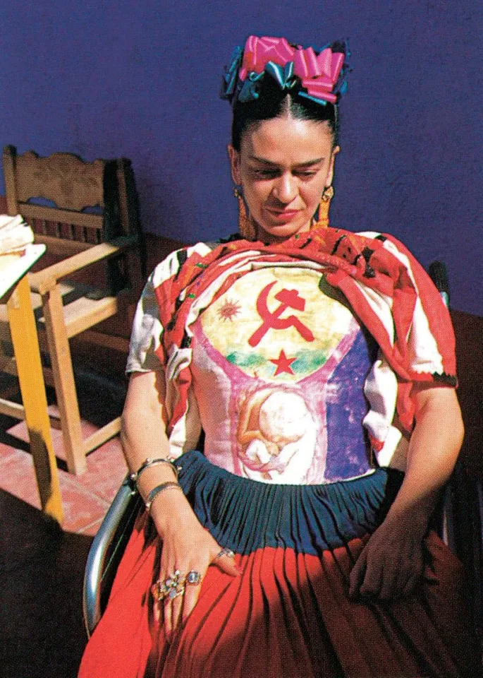 Фрида Кало в гипсовом корсете, 1950-е.