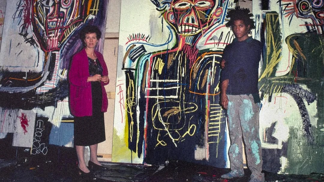 Мишель Баския и галеристка Аннина Носей | Instagram @makemefamousmovie