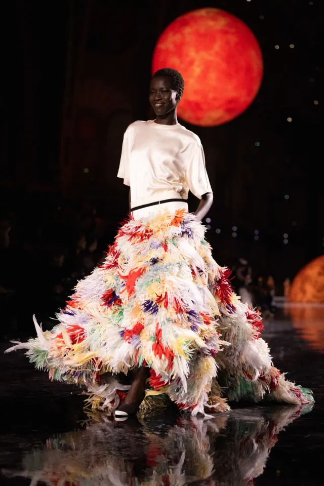 Матье Блази представил свою первую женскую коллекцию для Chanel