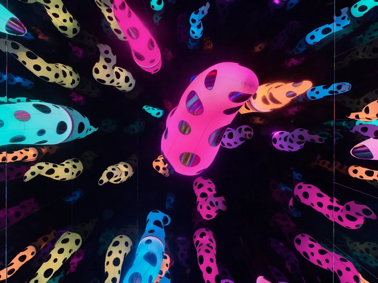 Яеи Кусама, Любовь зовет, 2013. Коллекция Almaty of Arts. | Фото: Alexey Poptsov.