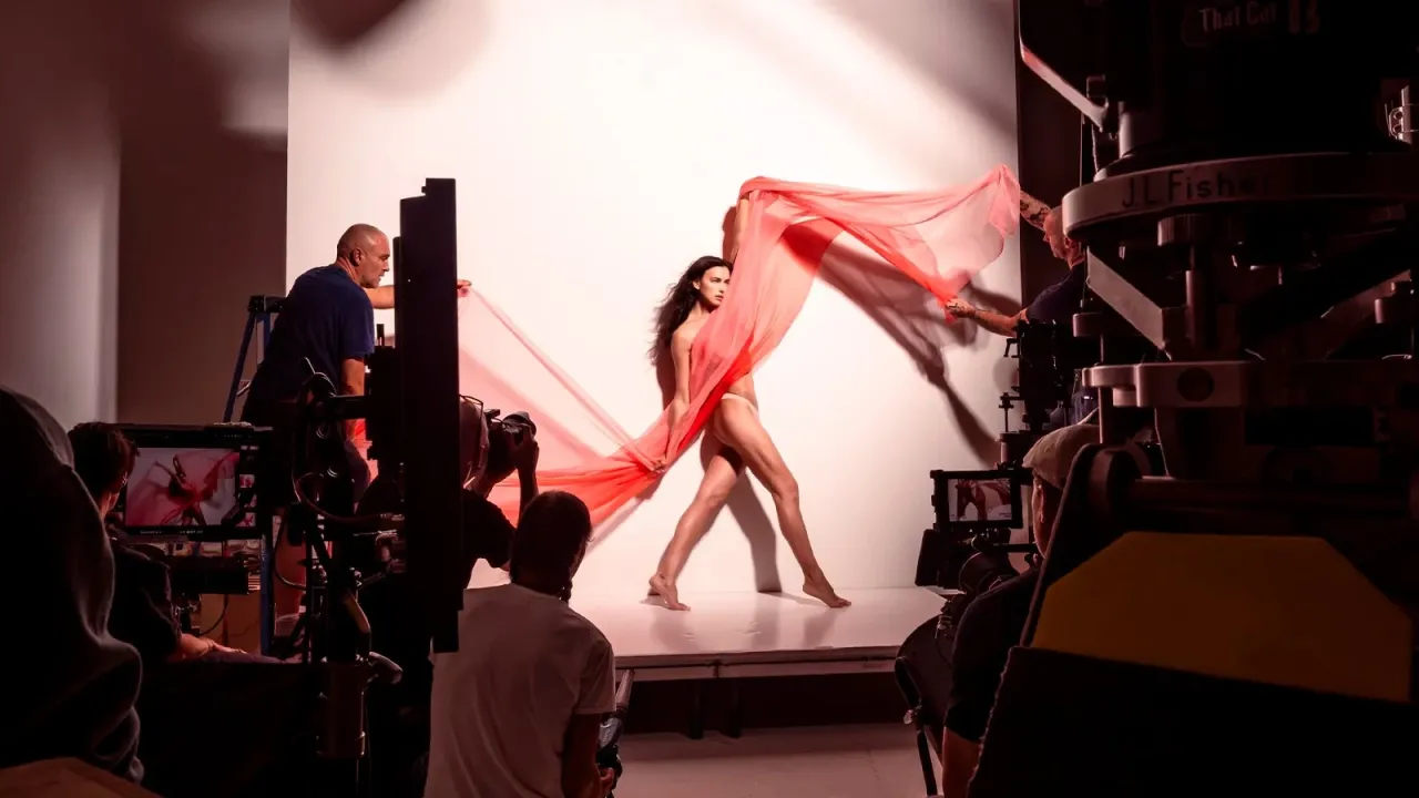 Съемки для календаря Pirelli