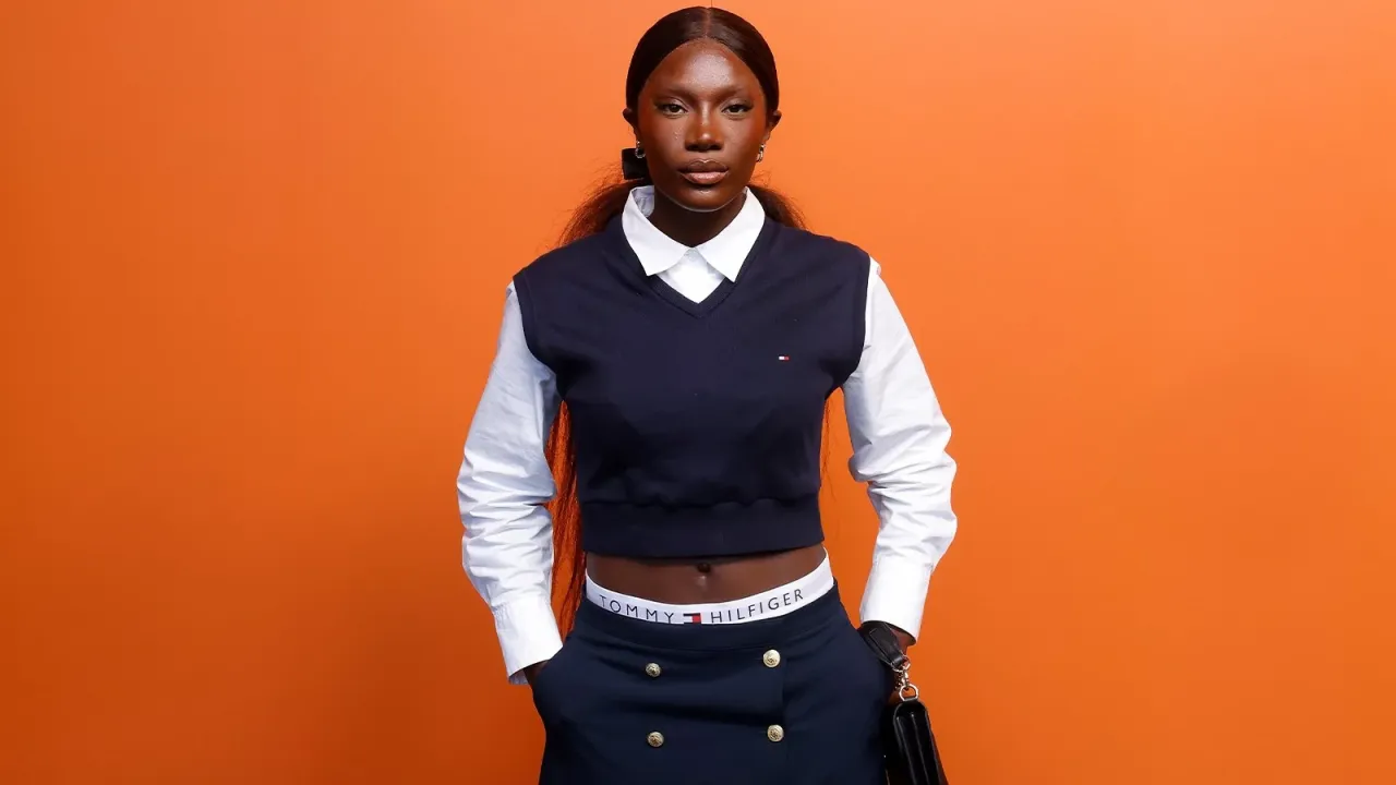 Doechii на показе модной коллекции S/S 2025 Tommy Hilfiger в рамках Недели моды в Нью-Йорке | Getty Images