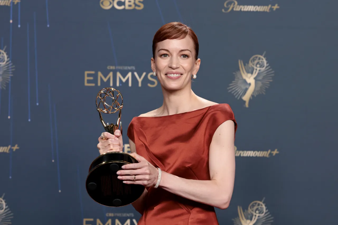 Бритт Лоуэр, победительница в номинации «Лучшая актриса в драматическом сериале» | Getty Images