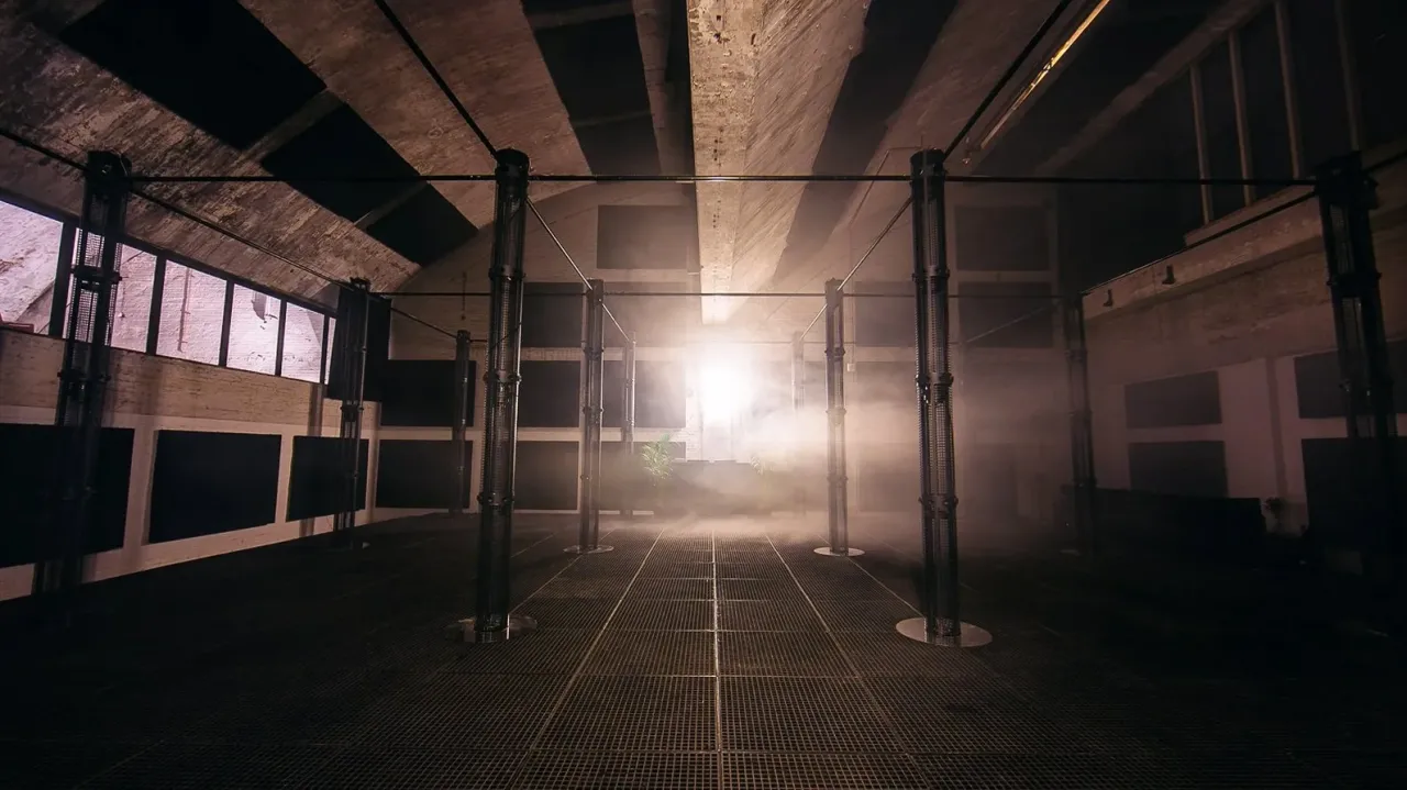 MONOM, «Дыбыс мүсіндерінің галересының» ашылу салтанатынан | Фотограф Бекки Кроуфорд