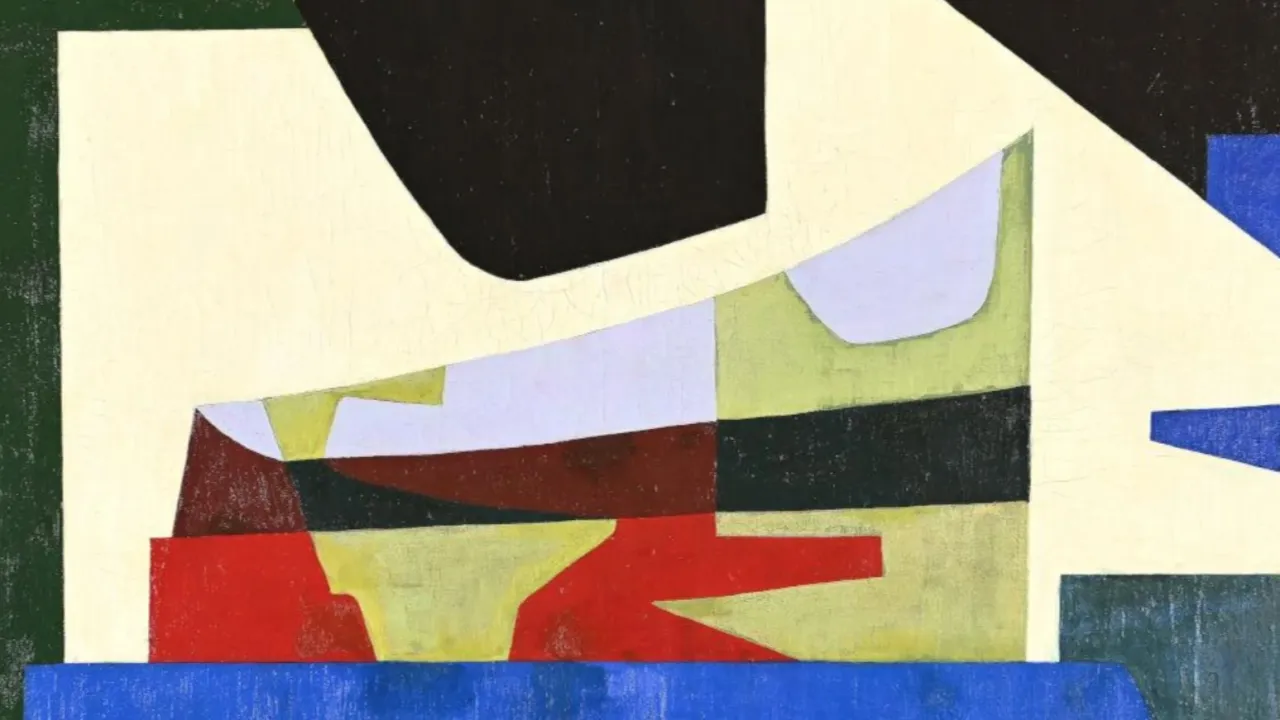 Saloua Raouda Choucair, «Rhythmical Composition with White Sphinx», 1951 | Фото: labiennale.org