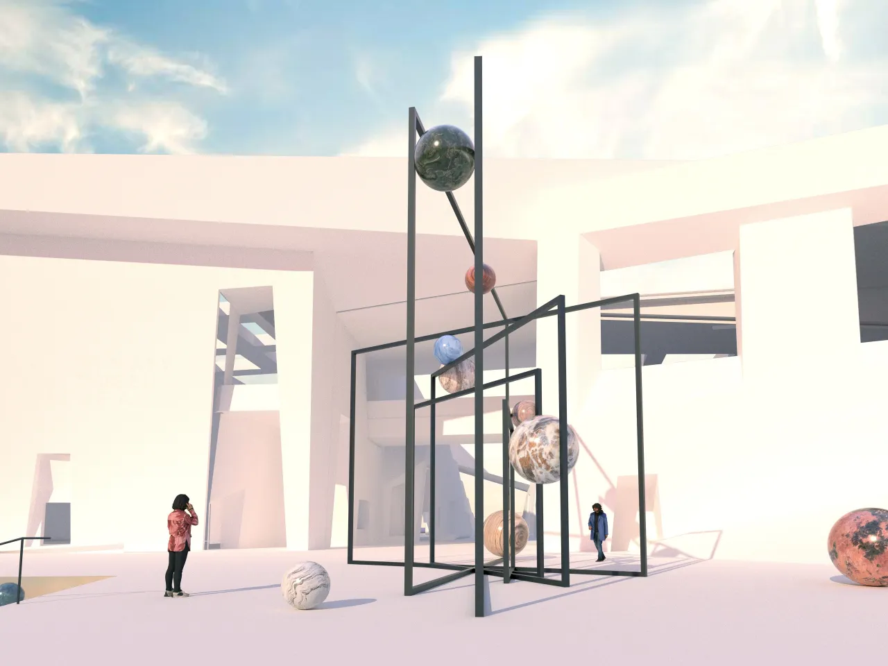 Алисия Кваде, «Крутящий момент Х. Часть вместо целого», 2024г., Collection of Almaty Museum of Arts