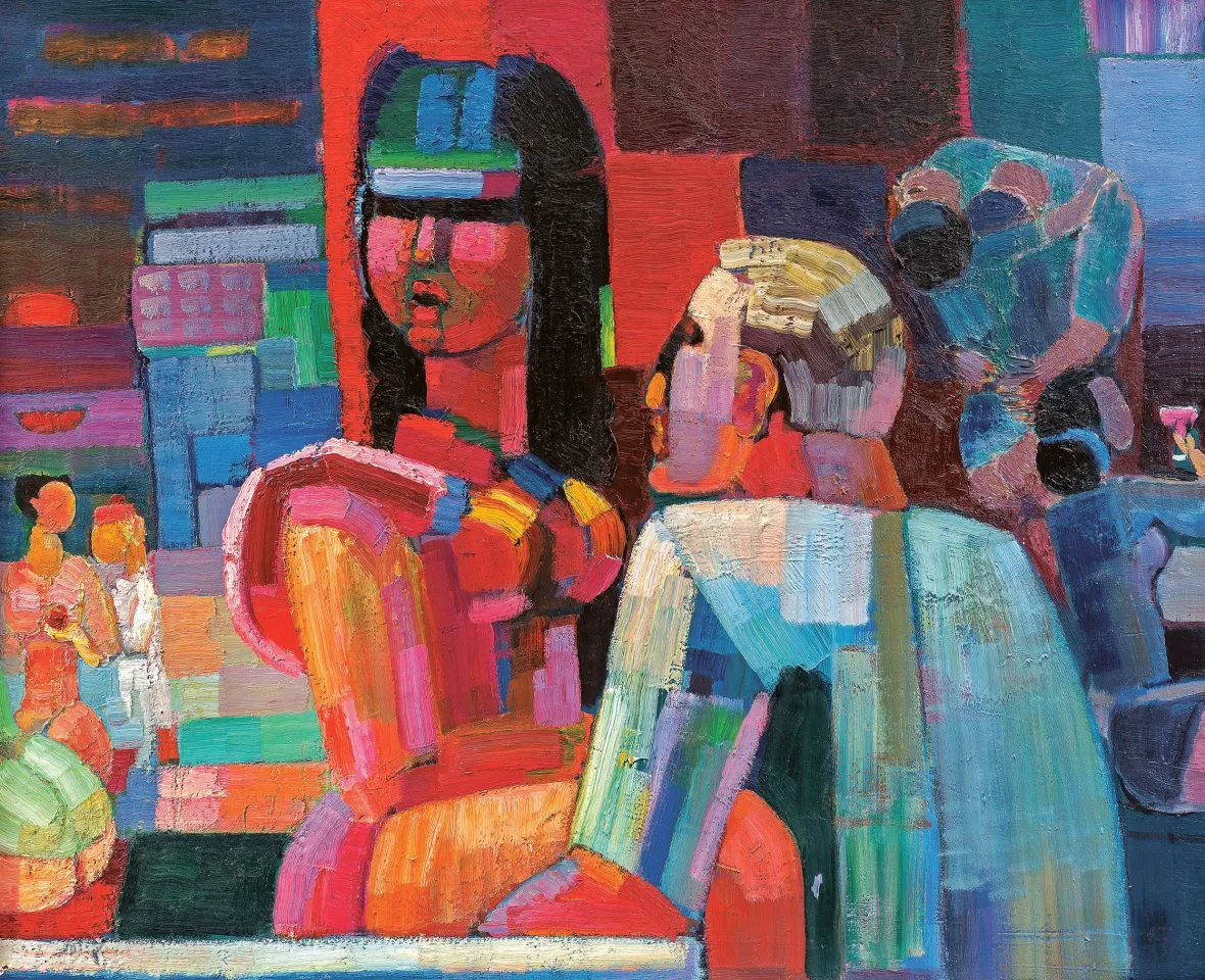 Абдрашит Сыдыханов, «Вечер в Атырау», 2002 год, Collection of Almaty Museum of Arts
