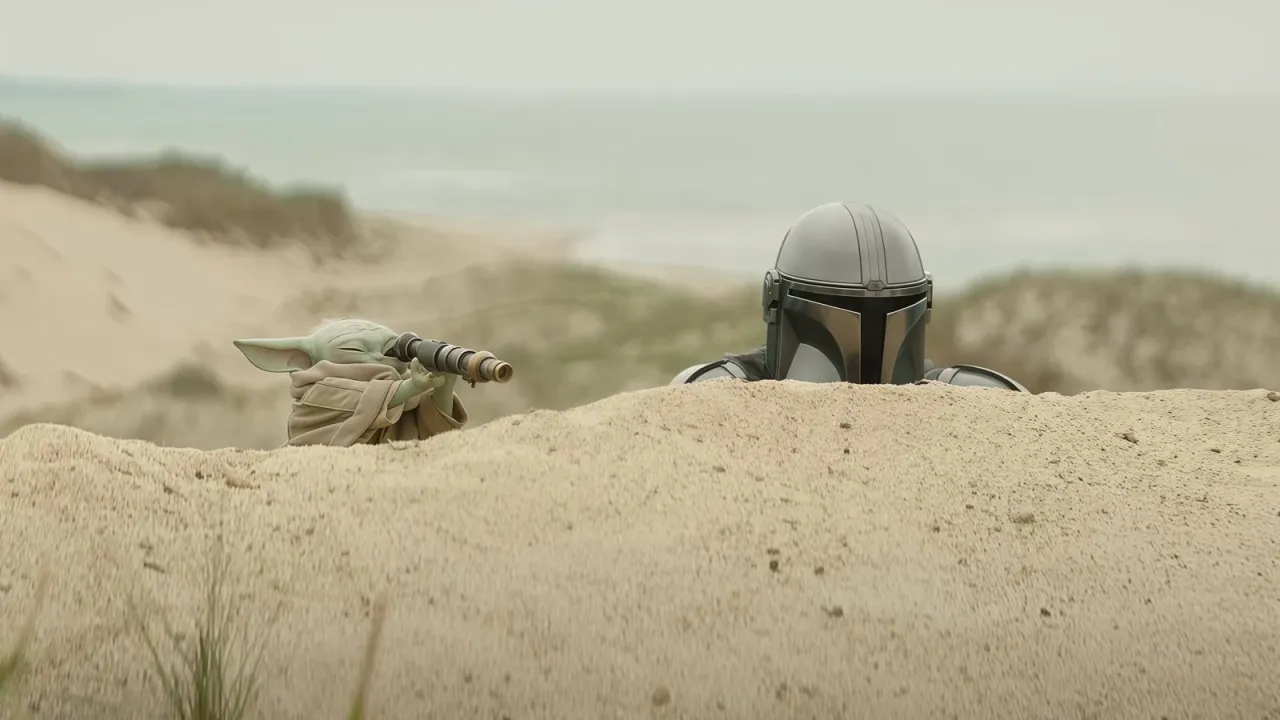 Кадр из фильма «Звездные войны: Мандалорец и Грогу» | 	Golem Creations