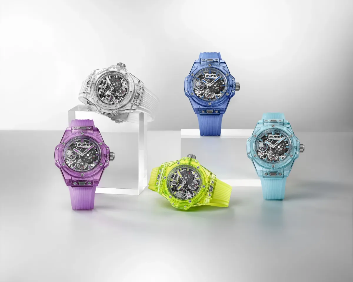 Hublot Big Bang 20TH Anniversary “Master of Sapphire” set