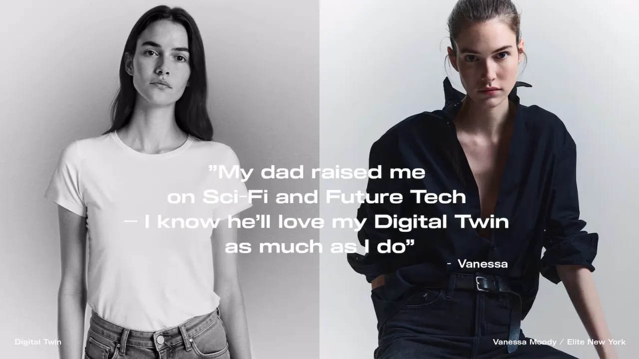 Сәнді репликаттар: H&M модельдердің цифрлық «сыңарын» іске қосып жатыр