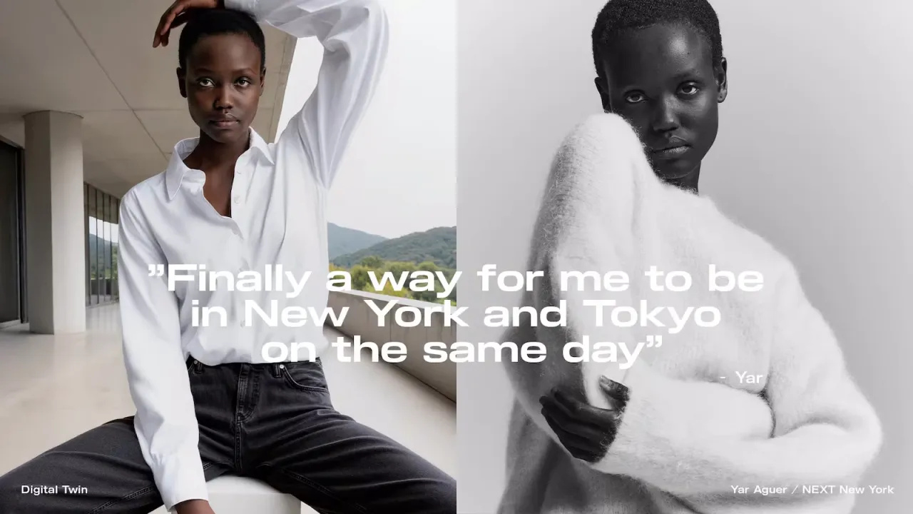 Сәнді репликаттар: H&M модельдердің цифрлық «сыңарын» іске қосып жатыр