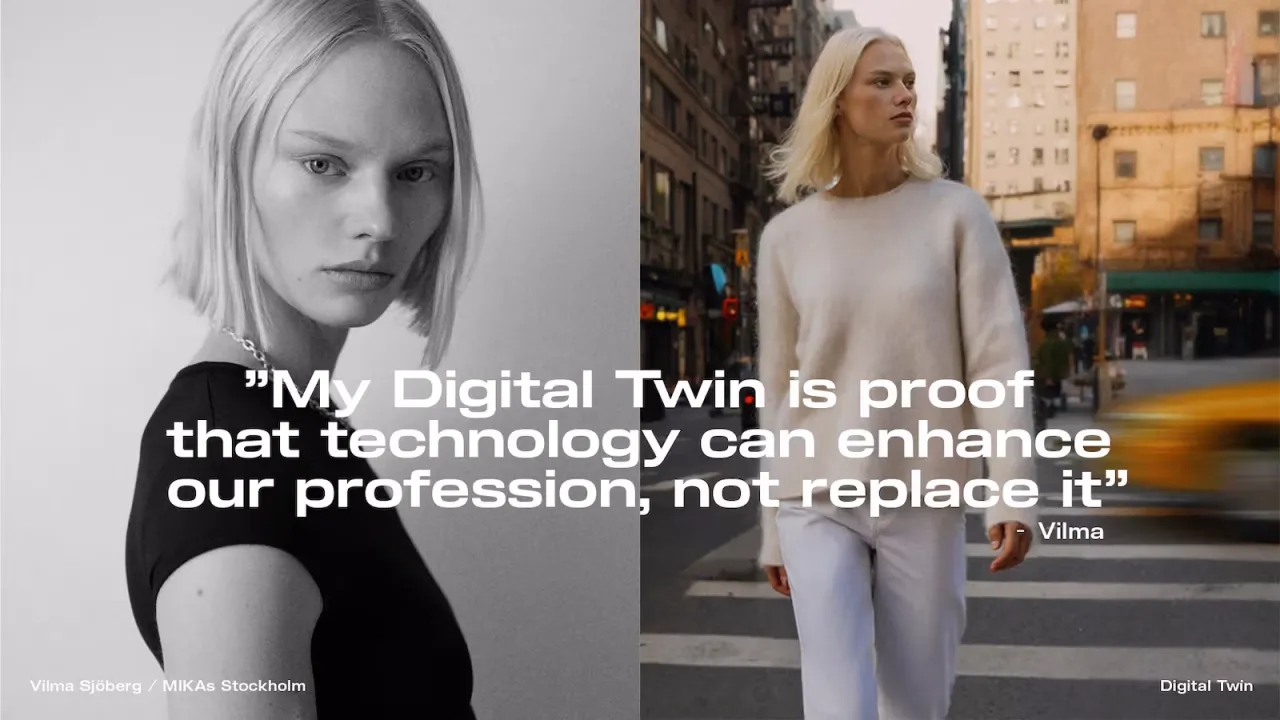 Сәнді репликаттар: H&M модельдердің цифрлық «сыңарын» іске қосып жатыр