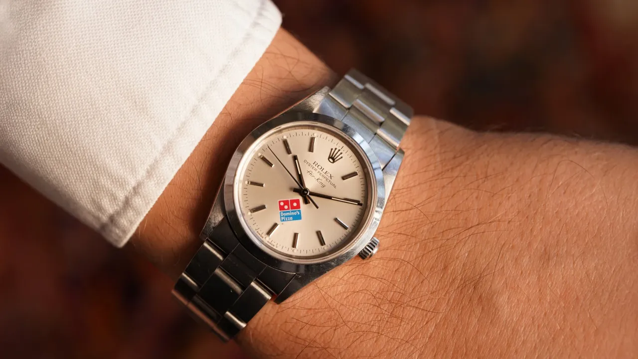 Rolex «Domino's» Oyster Perpetual Air-king Ref. 14000 | windvintage.com
