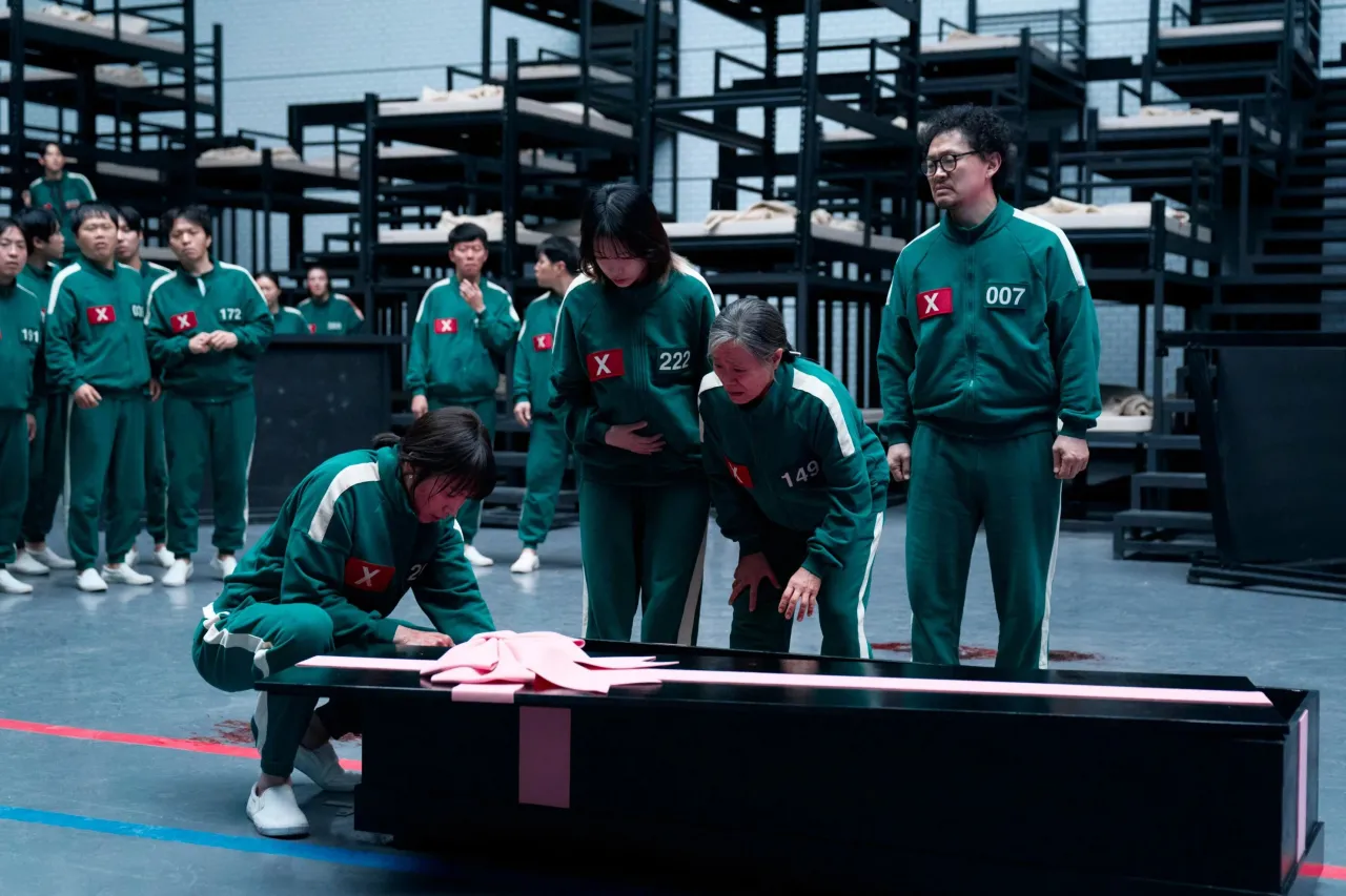 «Кальмар ойыны» телехикаясынан кадр | Netflix