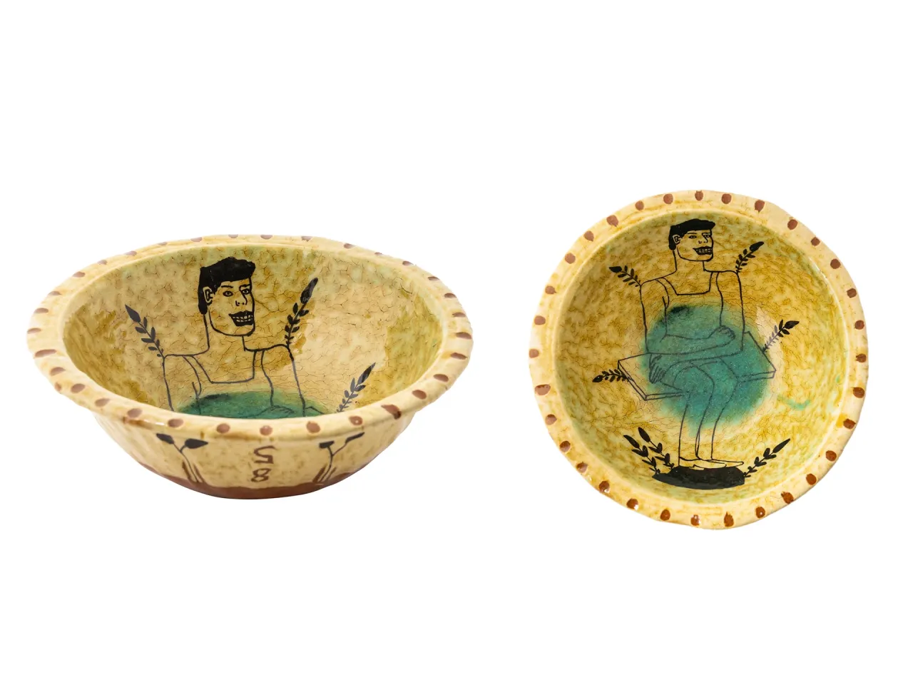 HYLTON NEL Sitting on a Bench Bowl | joopiter.com