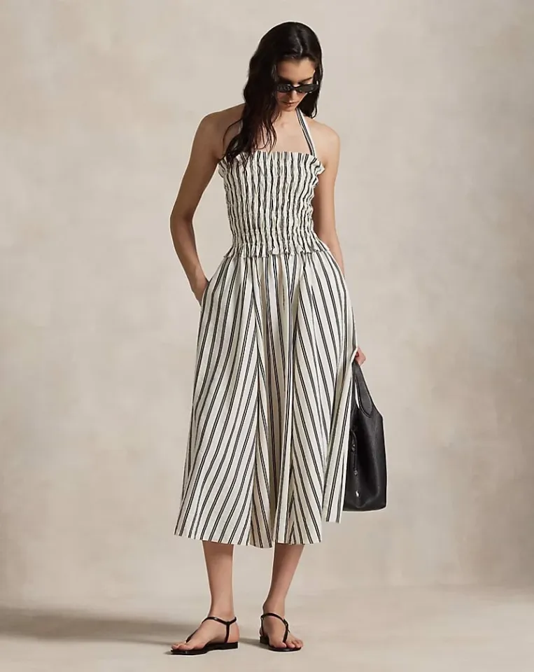 Ralph Lauren Striped Silk-Blend Dress | Ralph Lauren