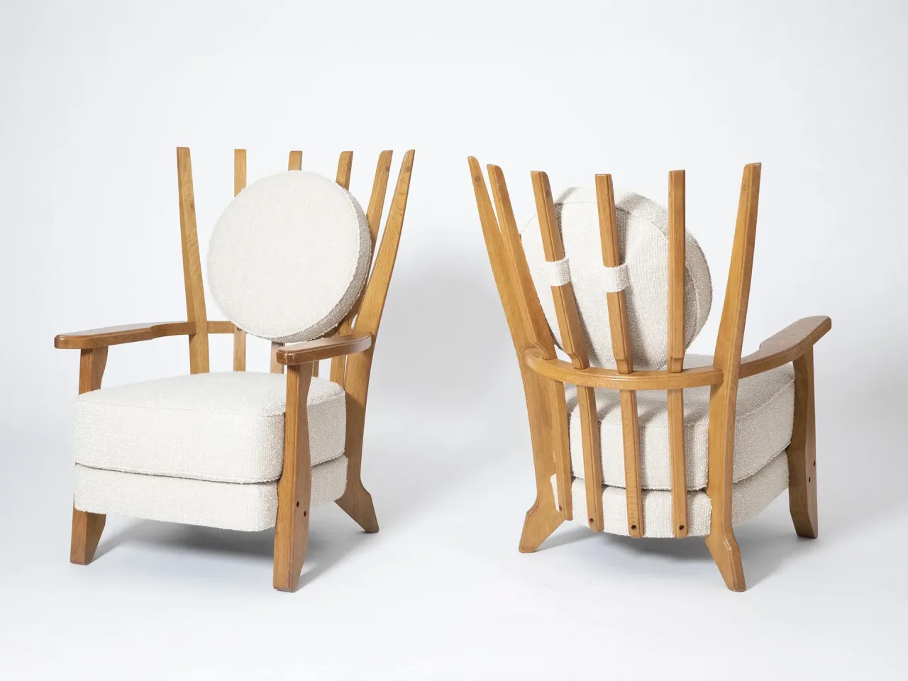 Guillerme et Chambron
Pair of Armchairs, 1960