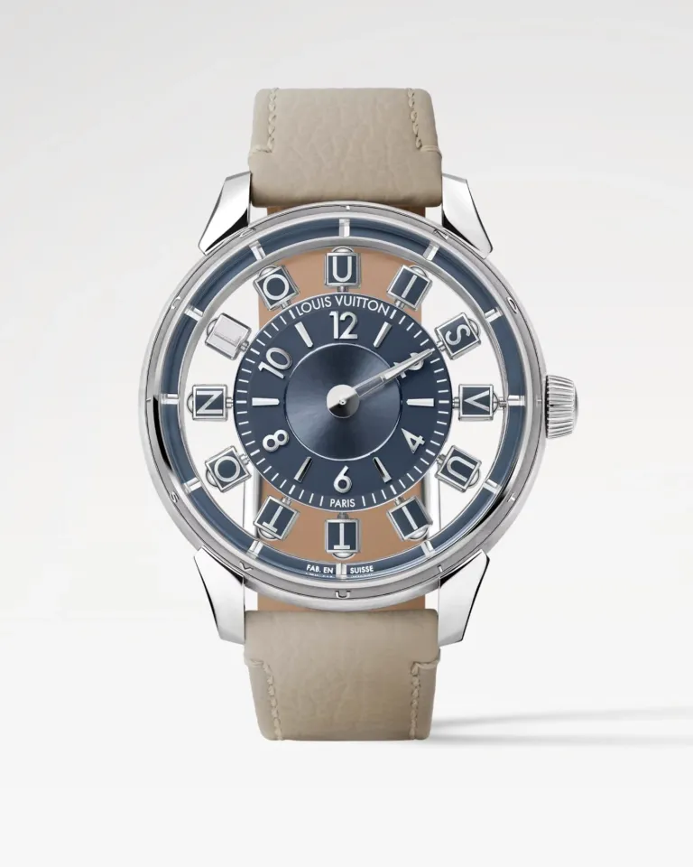 Tambour Taiko Spin Time Air, Automatic, 42.5 mm, White gold