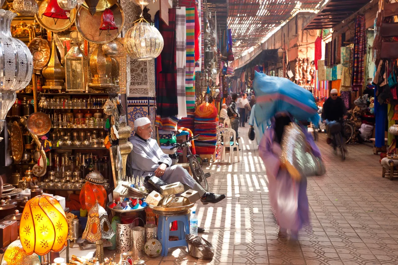 На суке – так называют марракешский рынок – можно купить что угодно, от шафрана до любовного зелья | Getty Images
