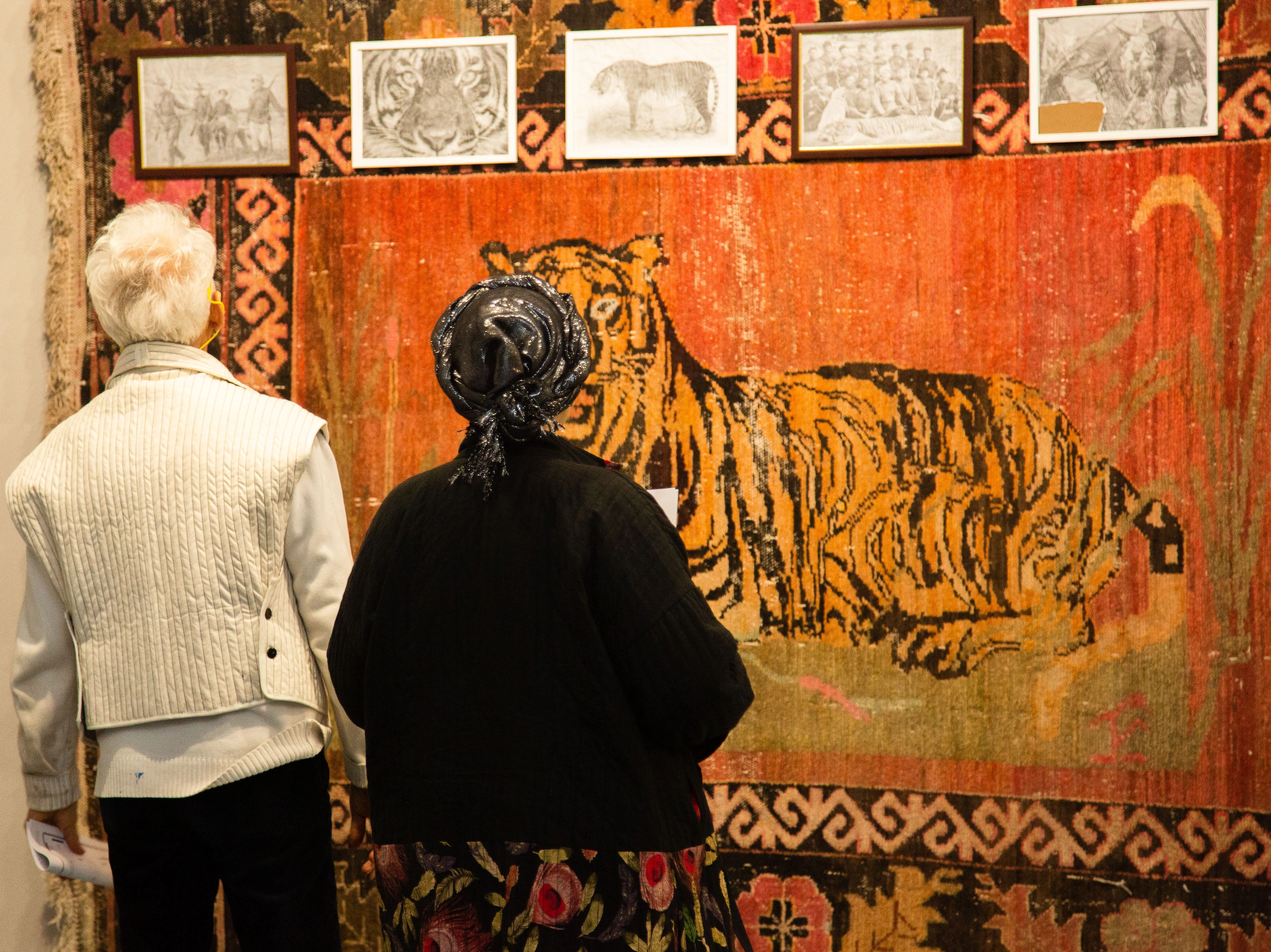 Художник Саид Атабеков, Последний портрет последнего туранского тигра, 2024