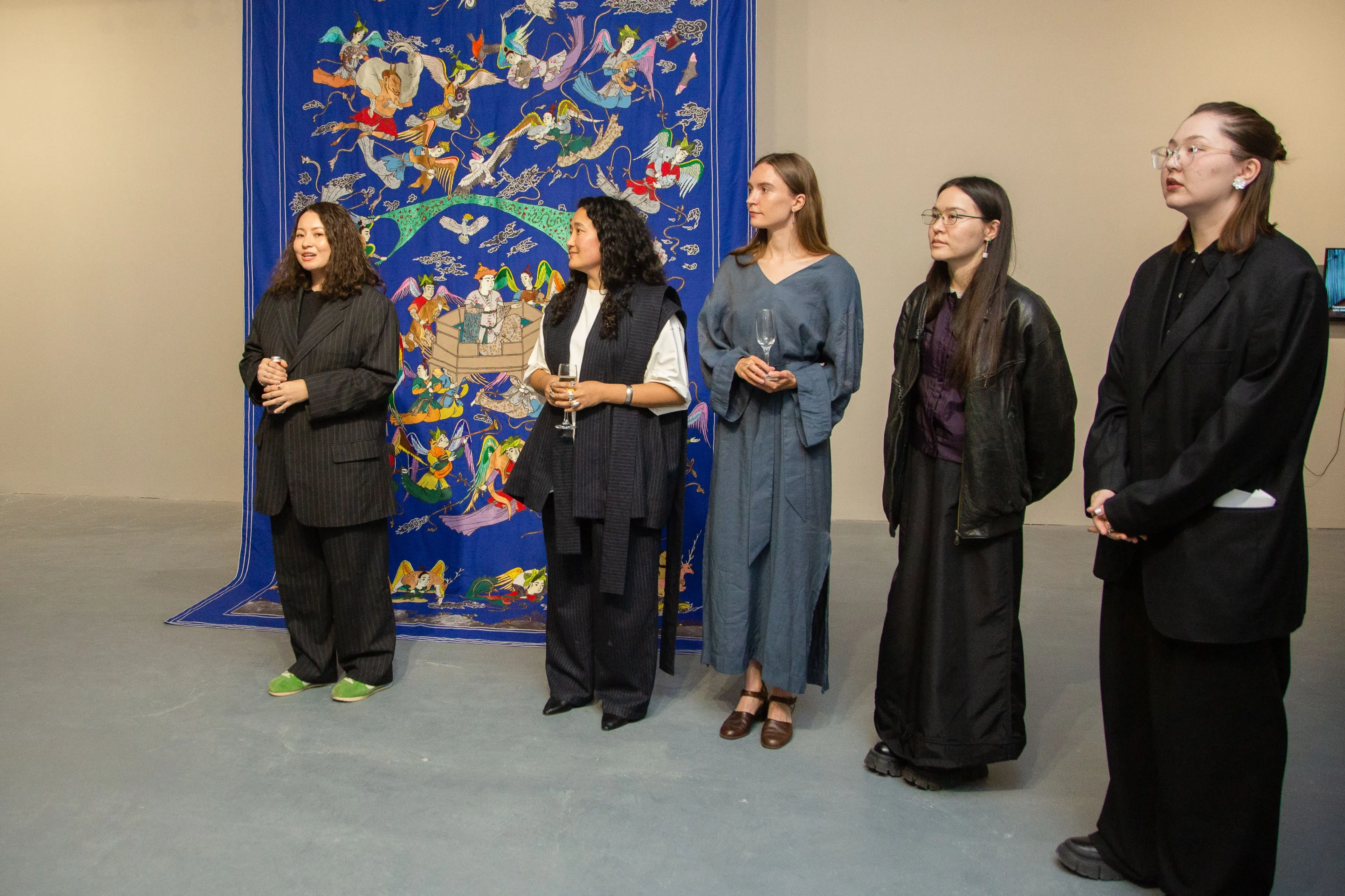 Выставка, посвященная озеру Балхаш, в Aspan Gallery