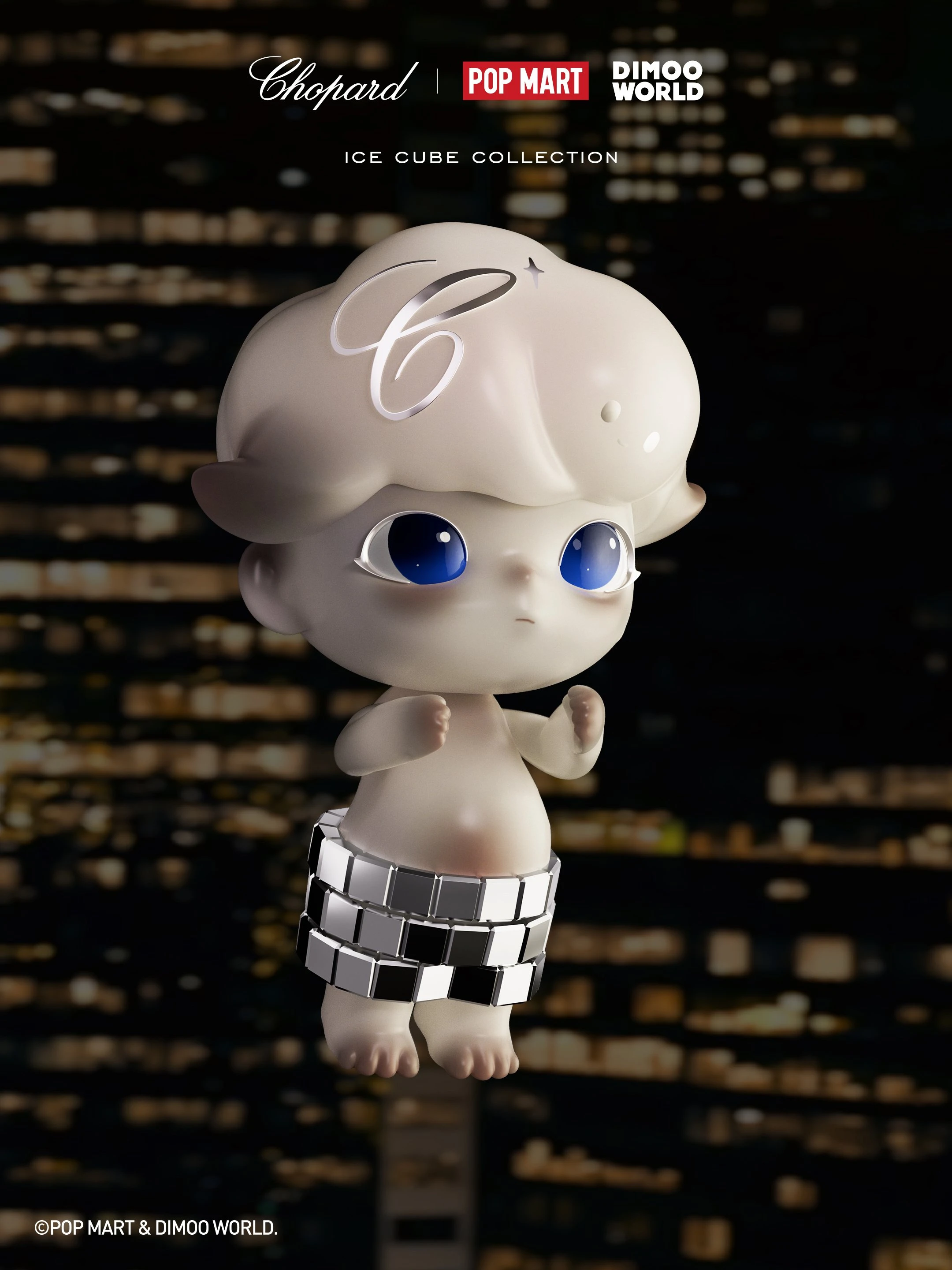 Роскошный брат Labubu: в Chopard и Pop Mart представили романтичного героя Dimoo