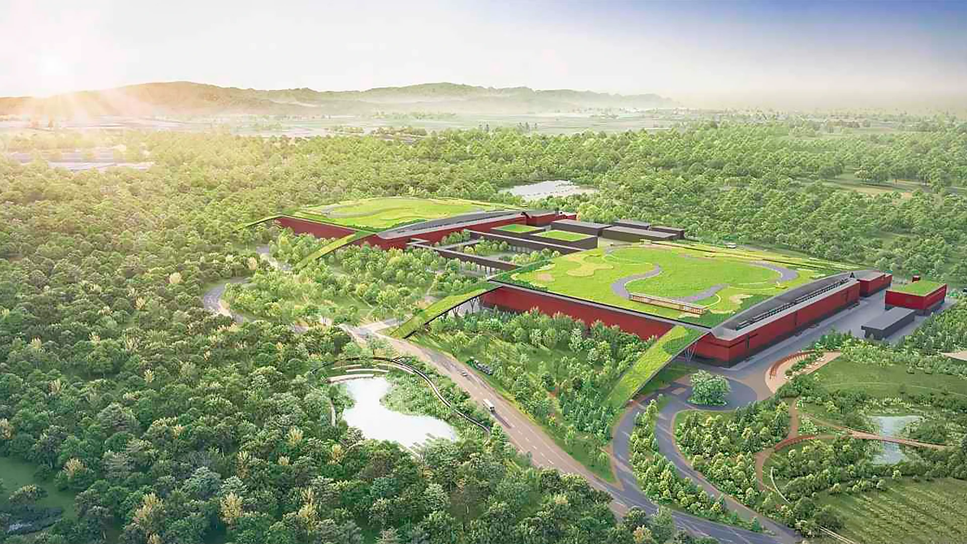 The Yomiuri Shimbun | Rendering of the Rapidus Corp. plant