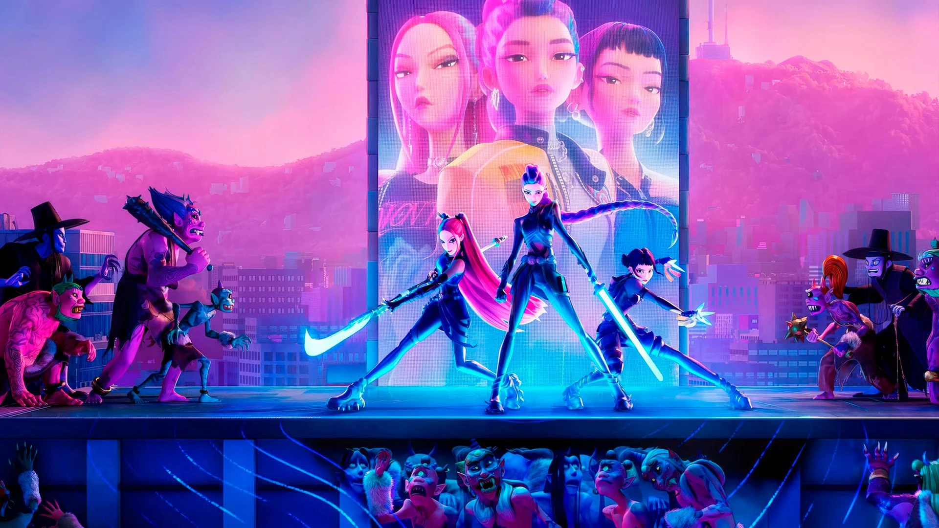 «K-Pop: Demon Hunters» анимациялық фильмінен үзінді, 2025 жыл | IMDb