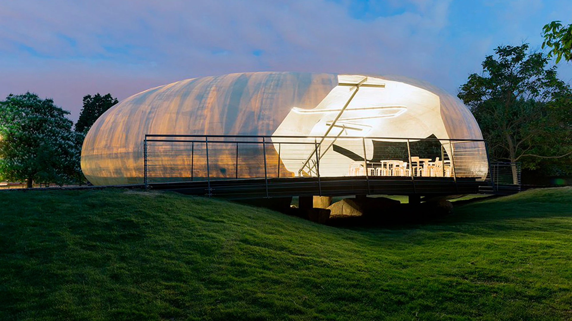 Павильон галереи Serpentine, фото предоставлено Иваном Бааном | Официальный сайт The Pritzker Architecture Prize