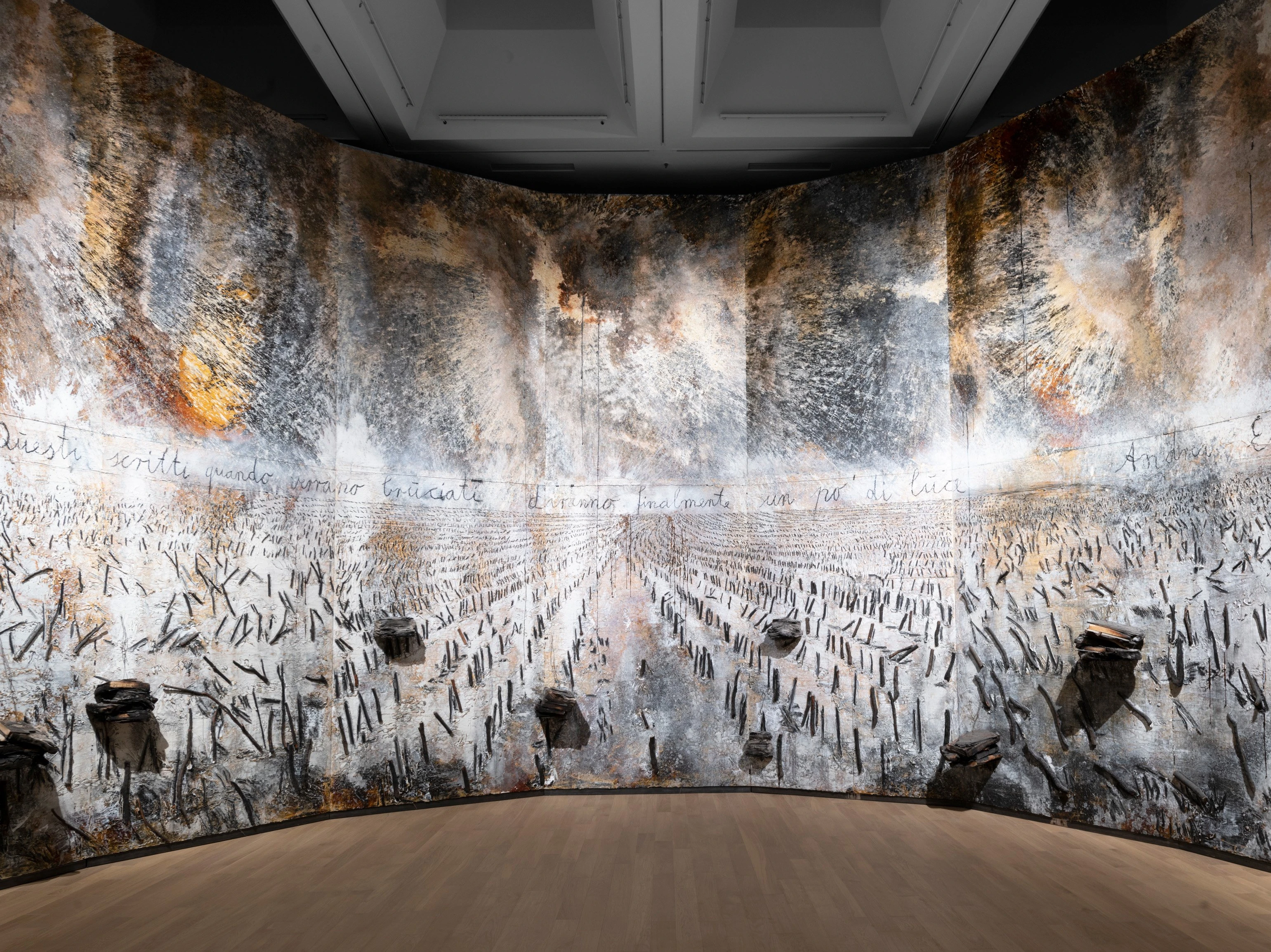 Янсель Кифер, Когда эти сочинения сгорят, они, наконец, дадут немного света. 2020-2021. Коллекция Almaty of Arts. | Фото: Alexey Poptsov.