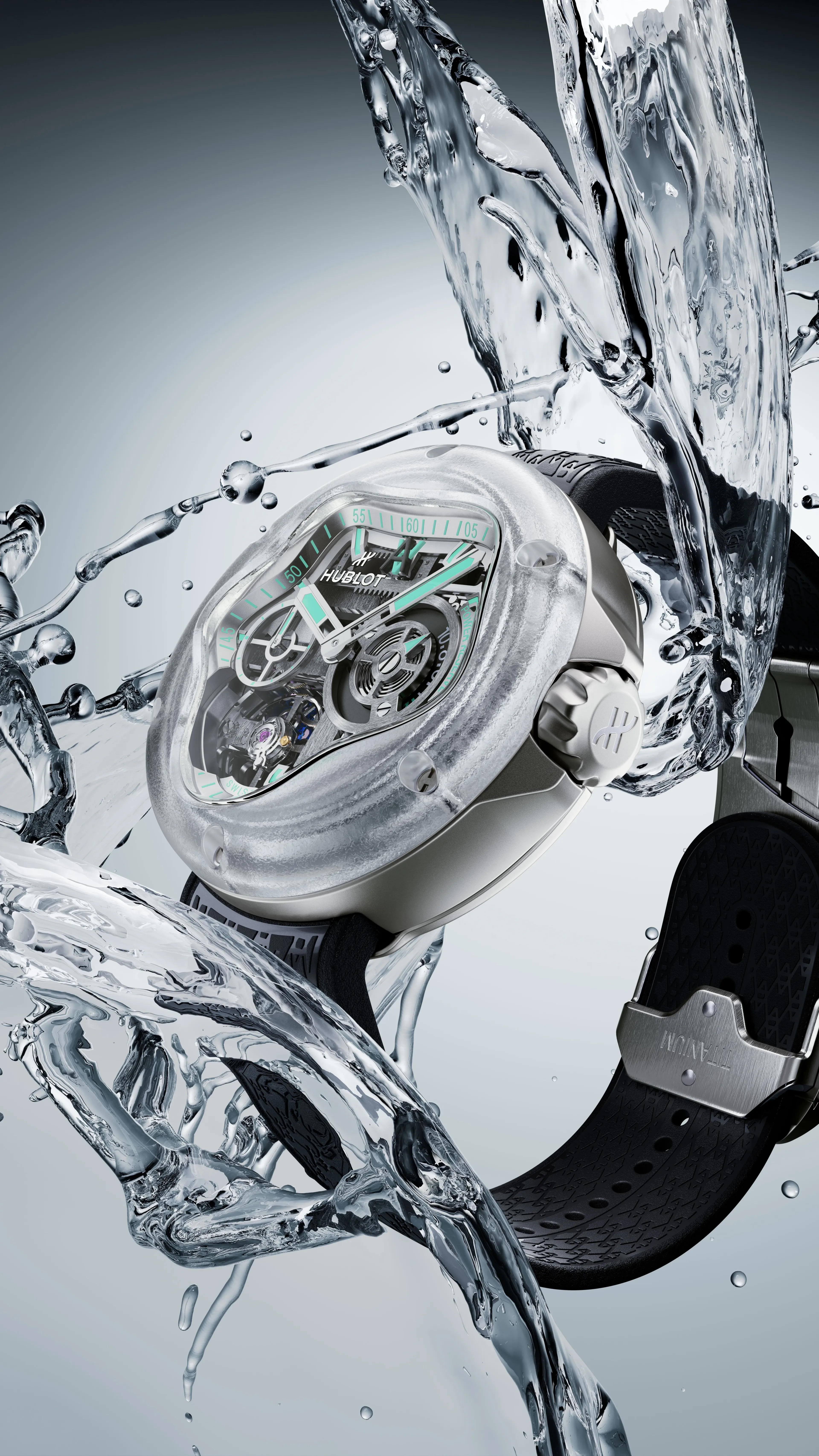 Hublot MP-17 Meca-10 Arsham Splash Titanium Sapphire | Hublot