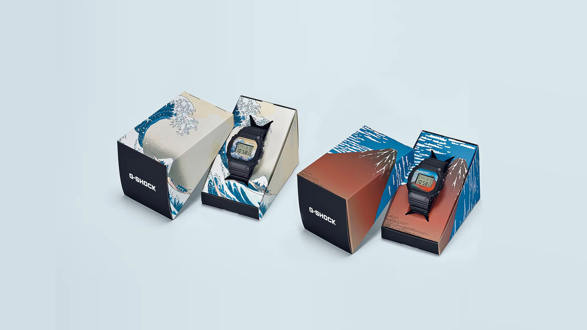 G-SHOCK Кацусики Хокусайдың гравюралары бар сағаттар шығарады