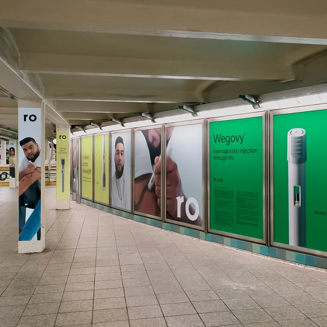 Реклама Oземпик в Нью-Йорке | Instagram: @ro.co
