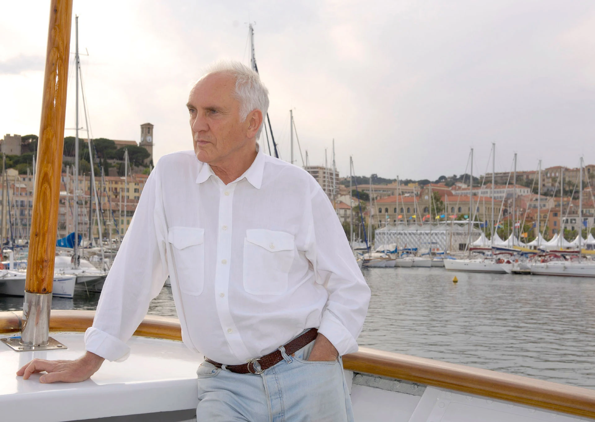 Теренс Стэмп на коктейльной вечеринке по случаю выхода фильма «Эти глупые вещи» на Каннском кинофестивале, 2005 год | Getty Images