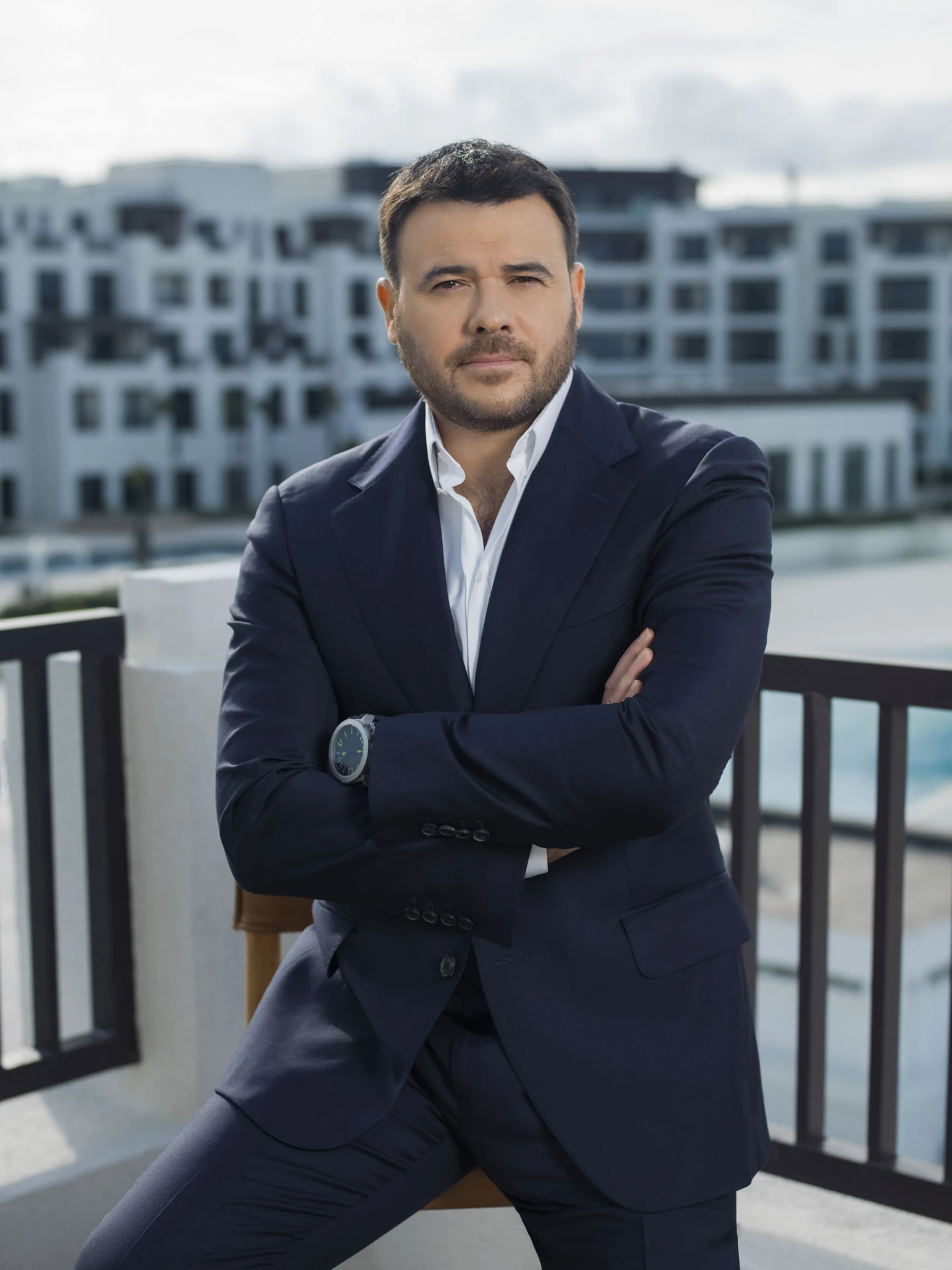 Эмин Агаларов | Фотограф: Томик Панахзаде; продюсер: Дария Вавакина; стилист: Ирина Свистушкина; груминг: Сева Зейналова; ассистент фотографа: Алексей Крапивко

