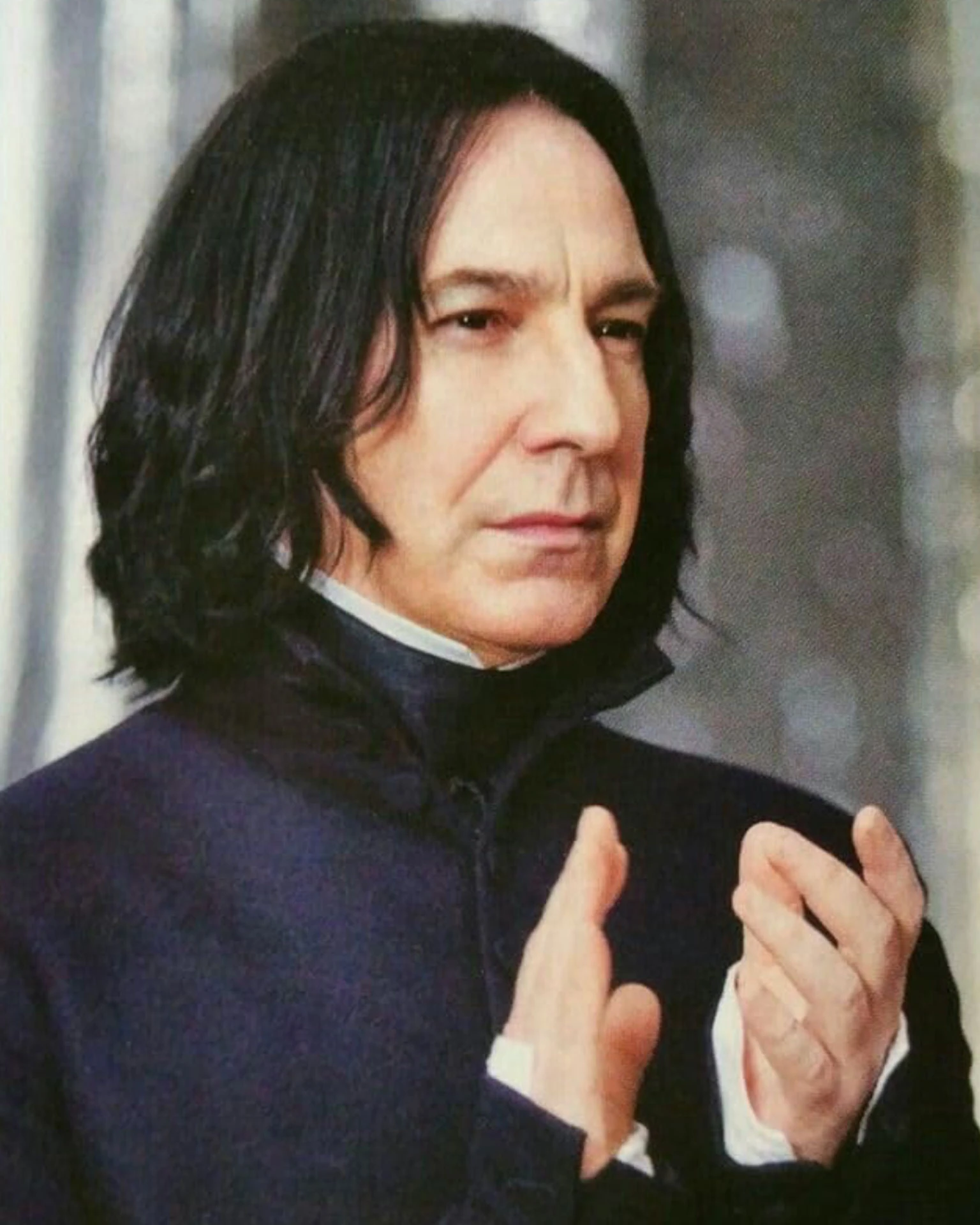 Алан Рикман в роли Северуса Снейпа в фильме «Гарри Поттер и философский камень» | IMDb