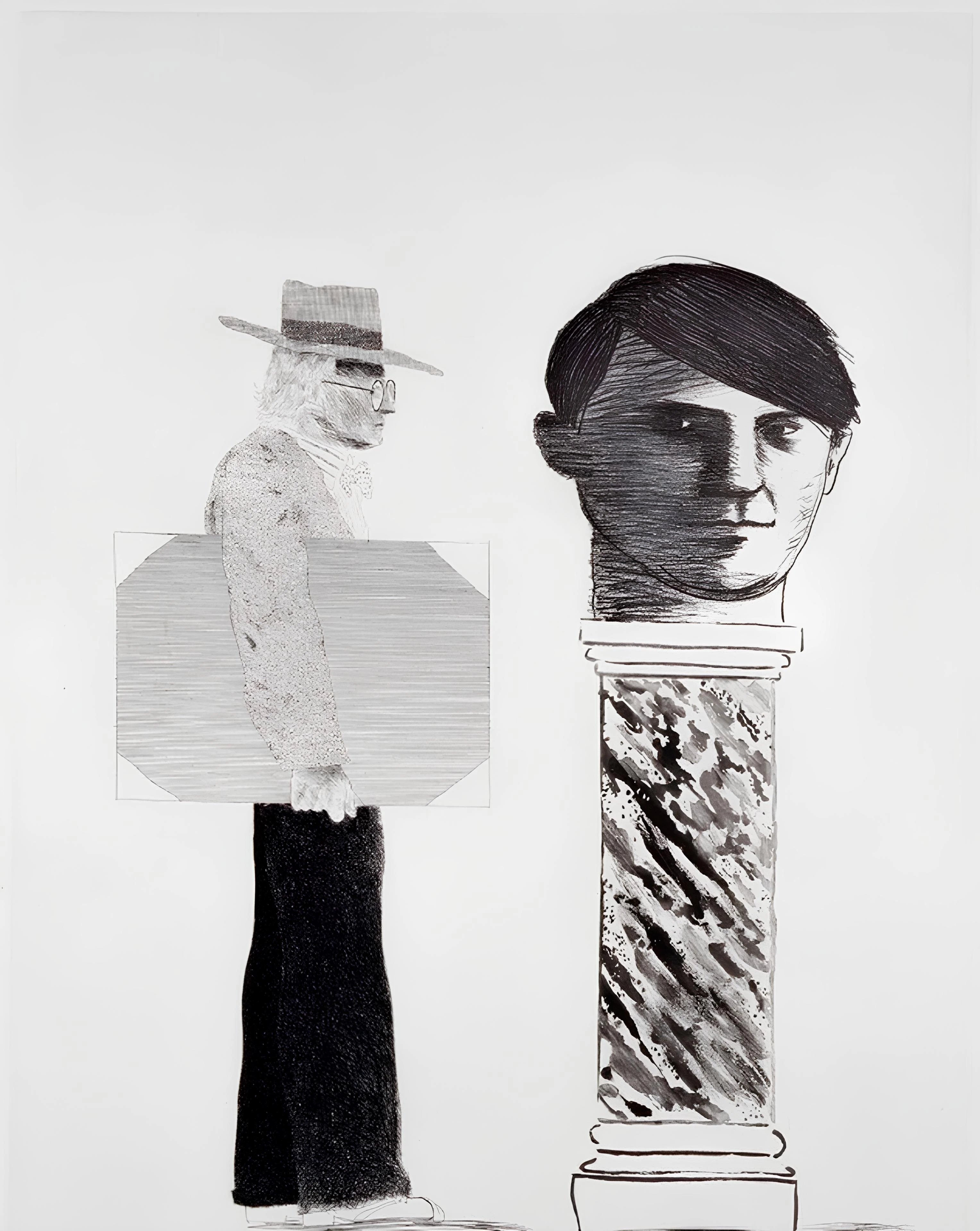 «Студент: Оммаж Пикассо», 1973 | National Portrait Gallery