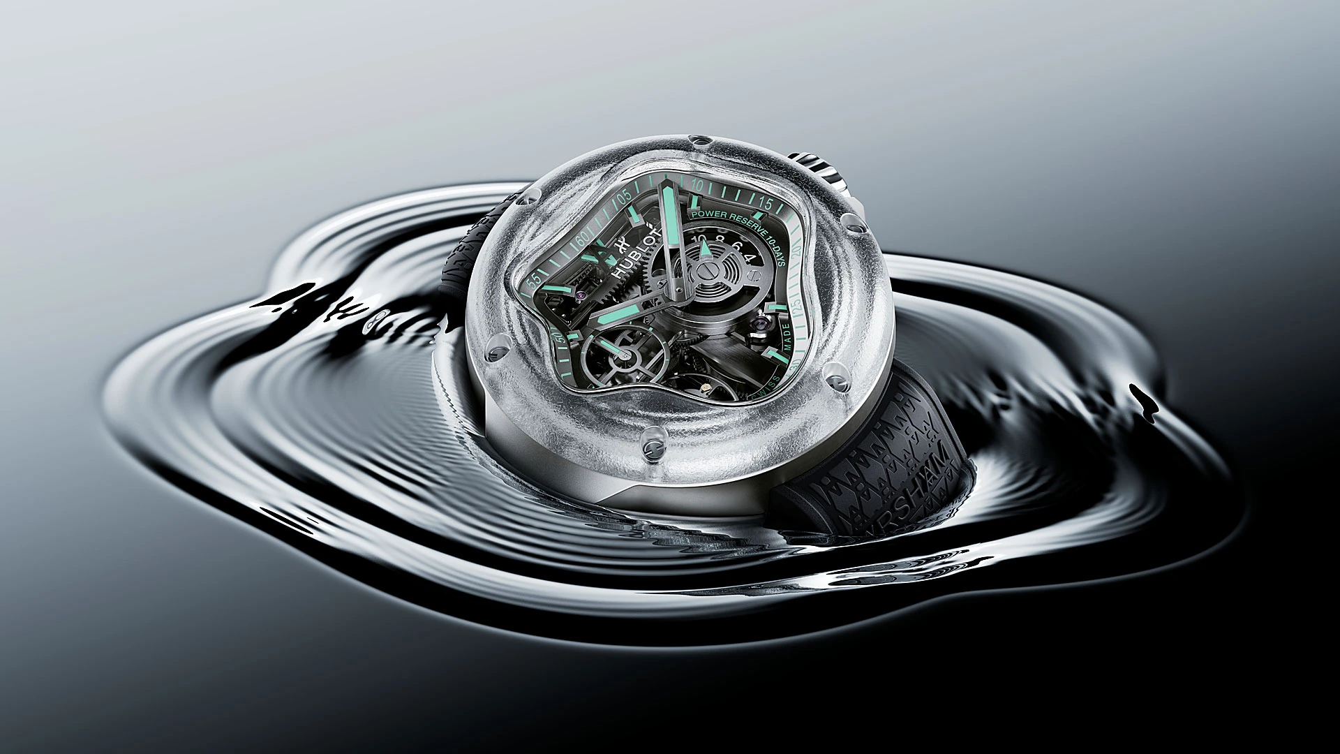 Hublot MP-17 Meca-10 Arsham Splash Titanium Sapphire – это ода движению | Архив пресс-службы