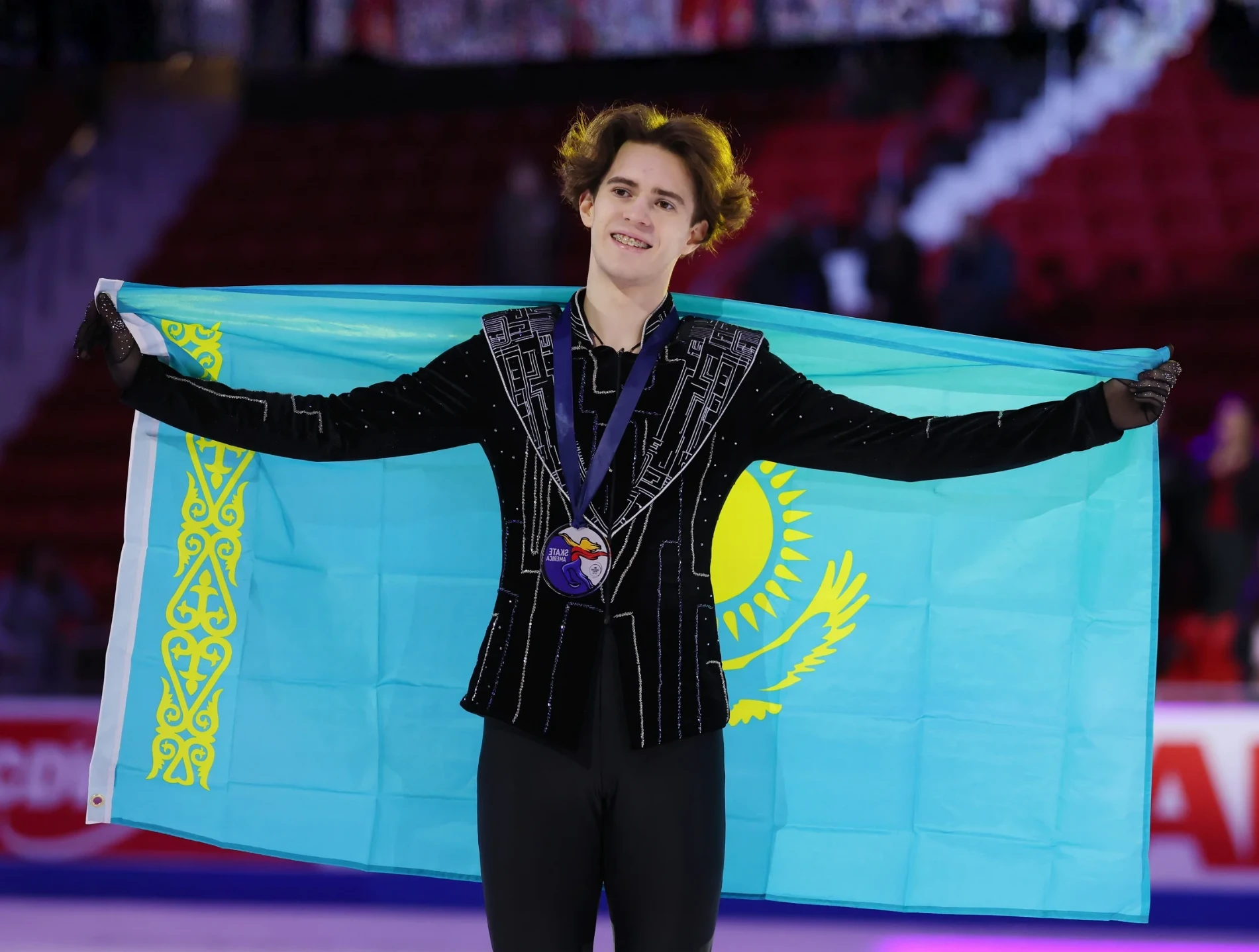Михаил Шайдоров на этапе Гран-при по фигурному катанию ISU Skate America | Gregory Shamus - International Skating Union/International Skating Union via Getty Images 