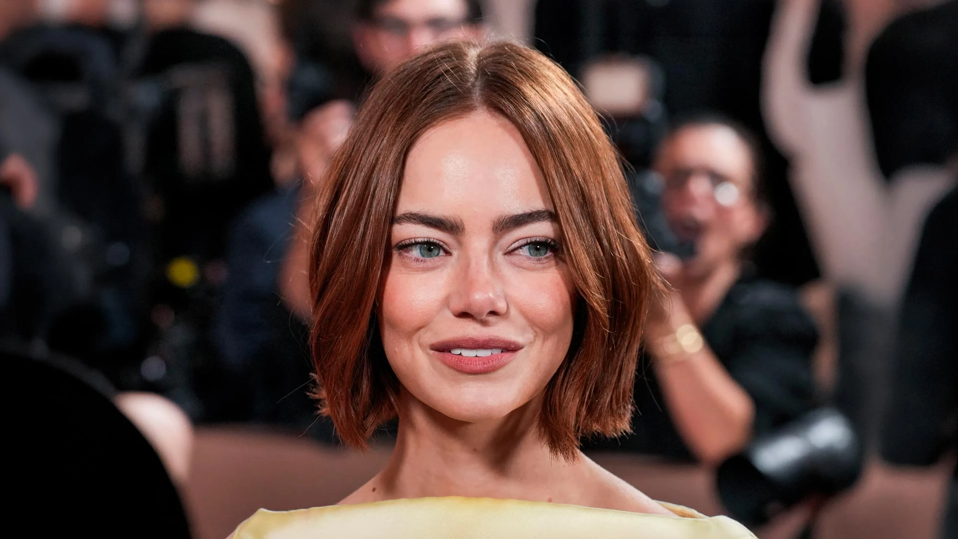 Актриса Эмма Стоун на церемонии «Золотой глобус» 11 января 2026 года