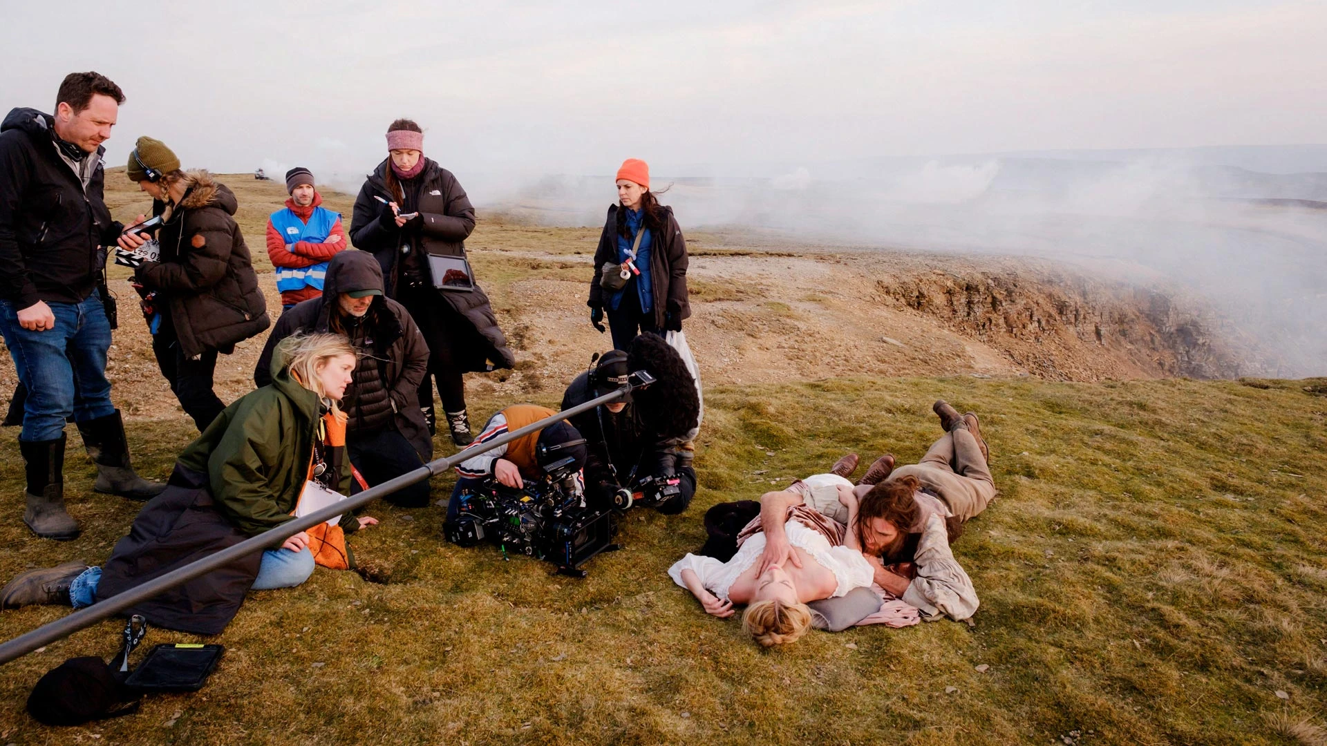 Кадр со съемок фильма «Грозовой перевал» | Alamy