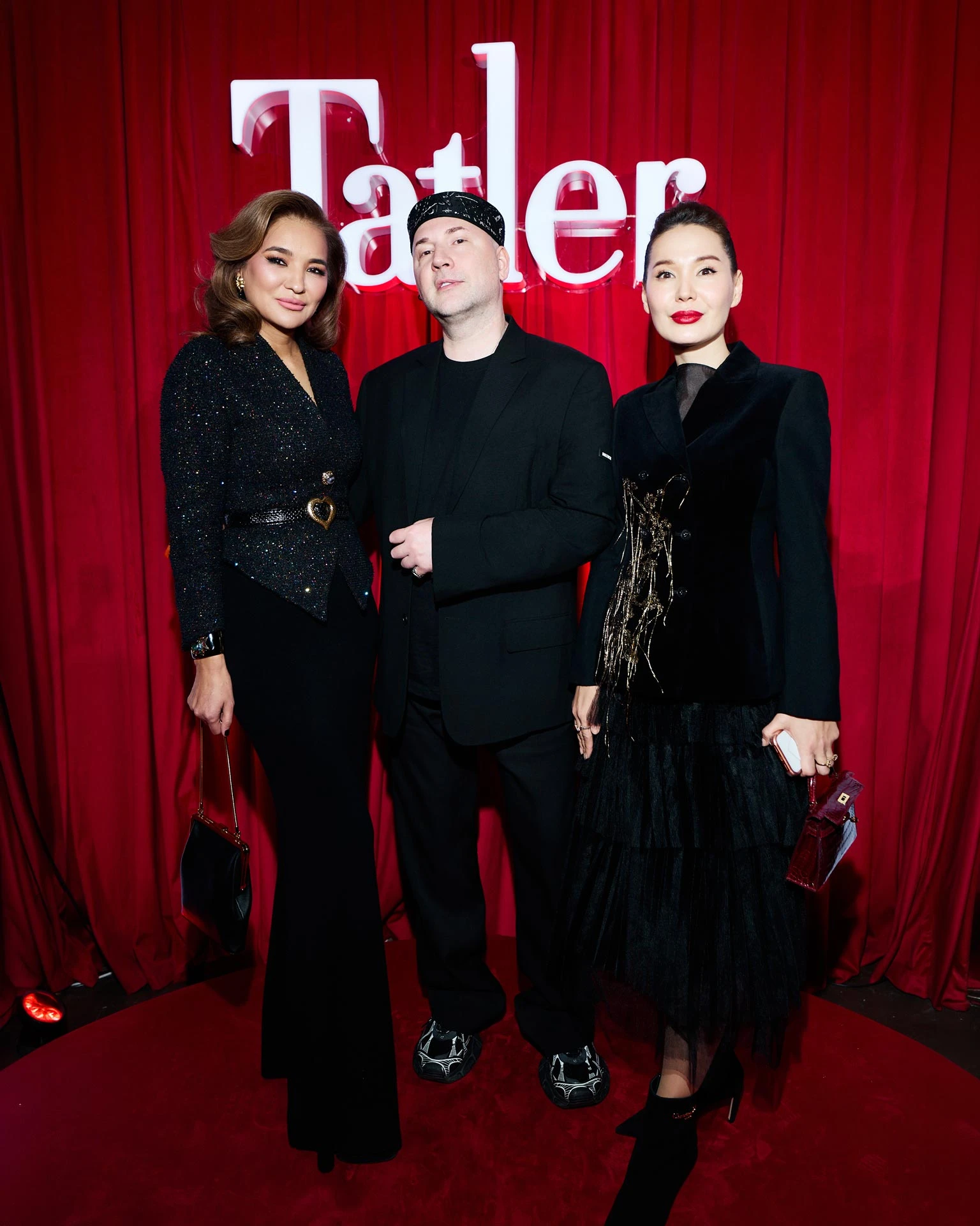 Асель Тасмагамбетова, Роман Александров, Баглана Мусина | Архив Tatler