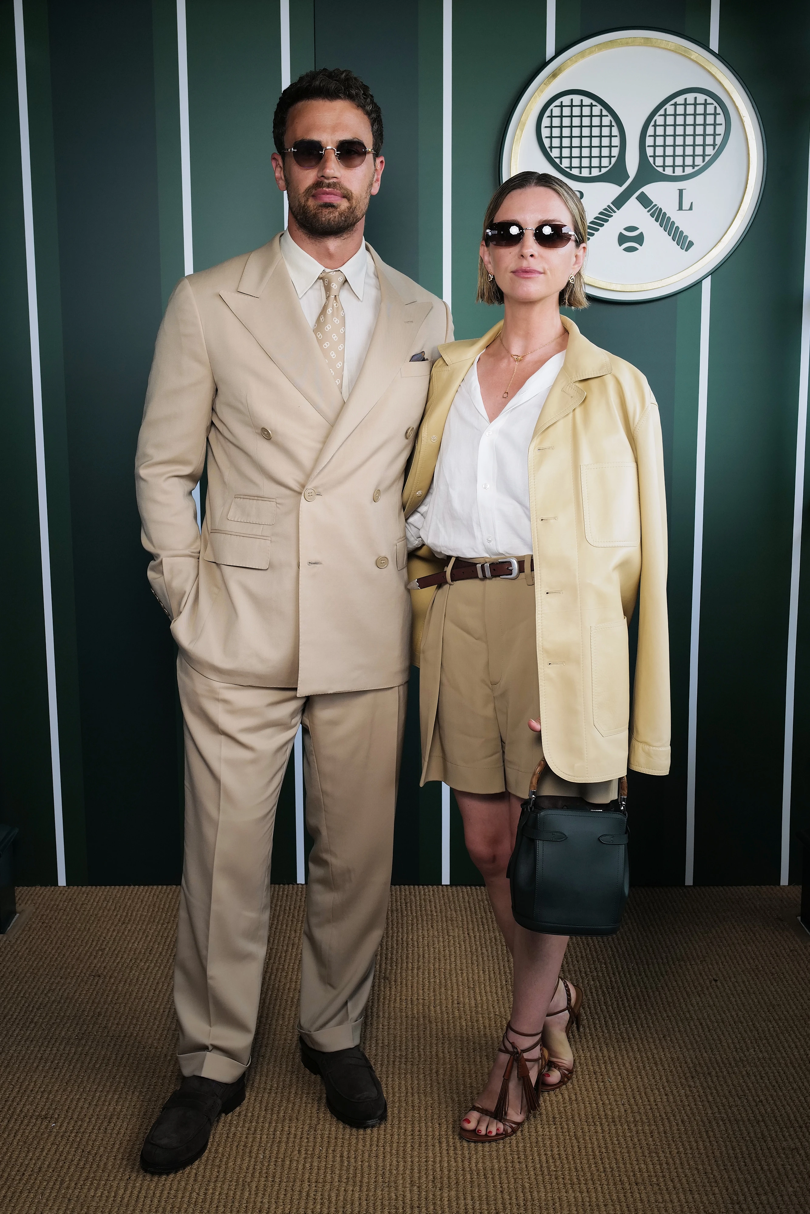 Тео Джеймс и Рут Кирни в Ralph Lauren на Wimbledon 2025 | Getty Images