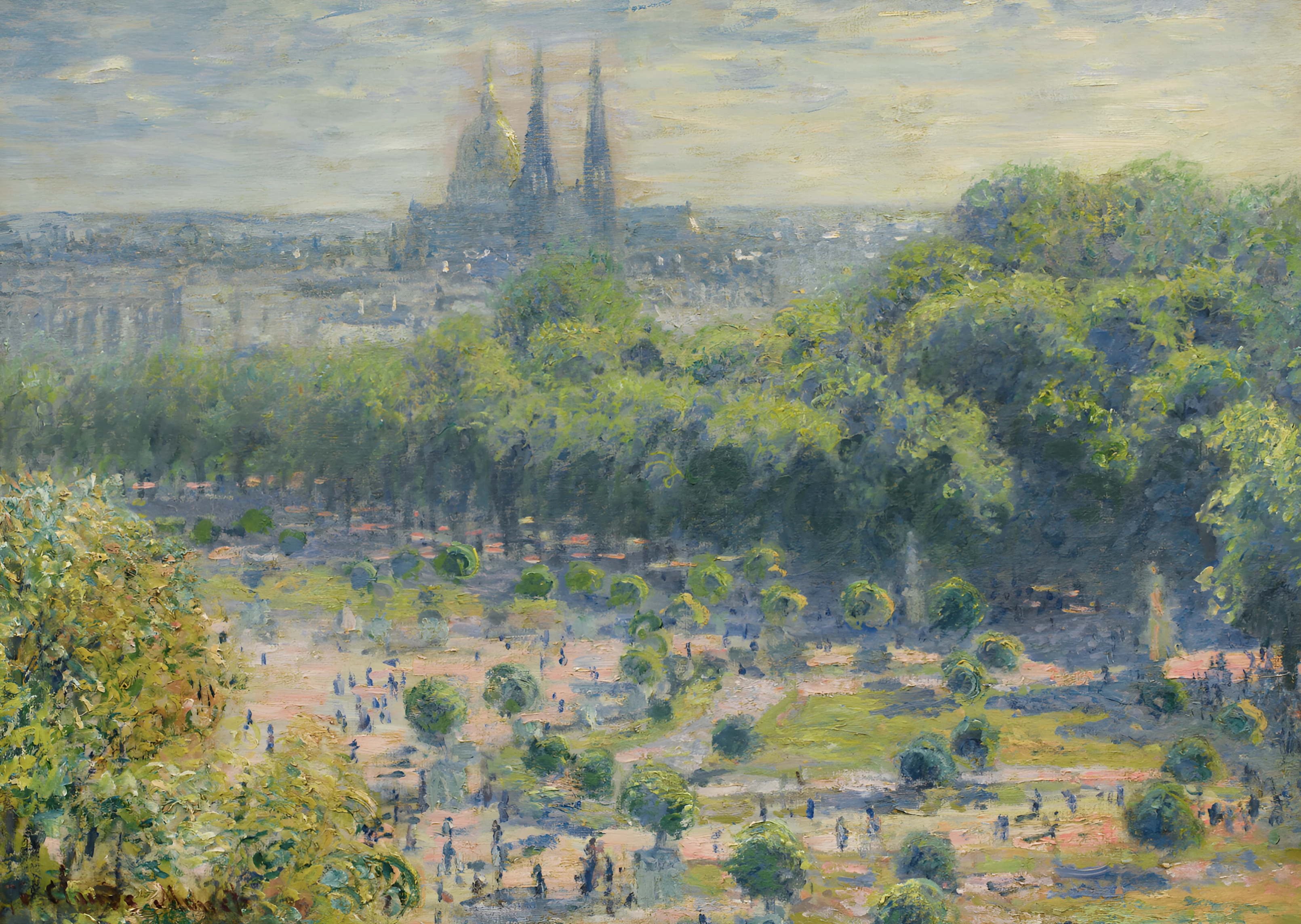 Le Jardin des Tuileries, Клод Моне | Sotheby's New York / Blaquier-Arrieta collection