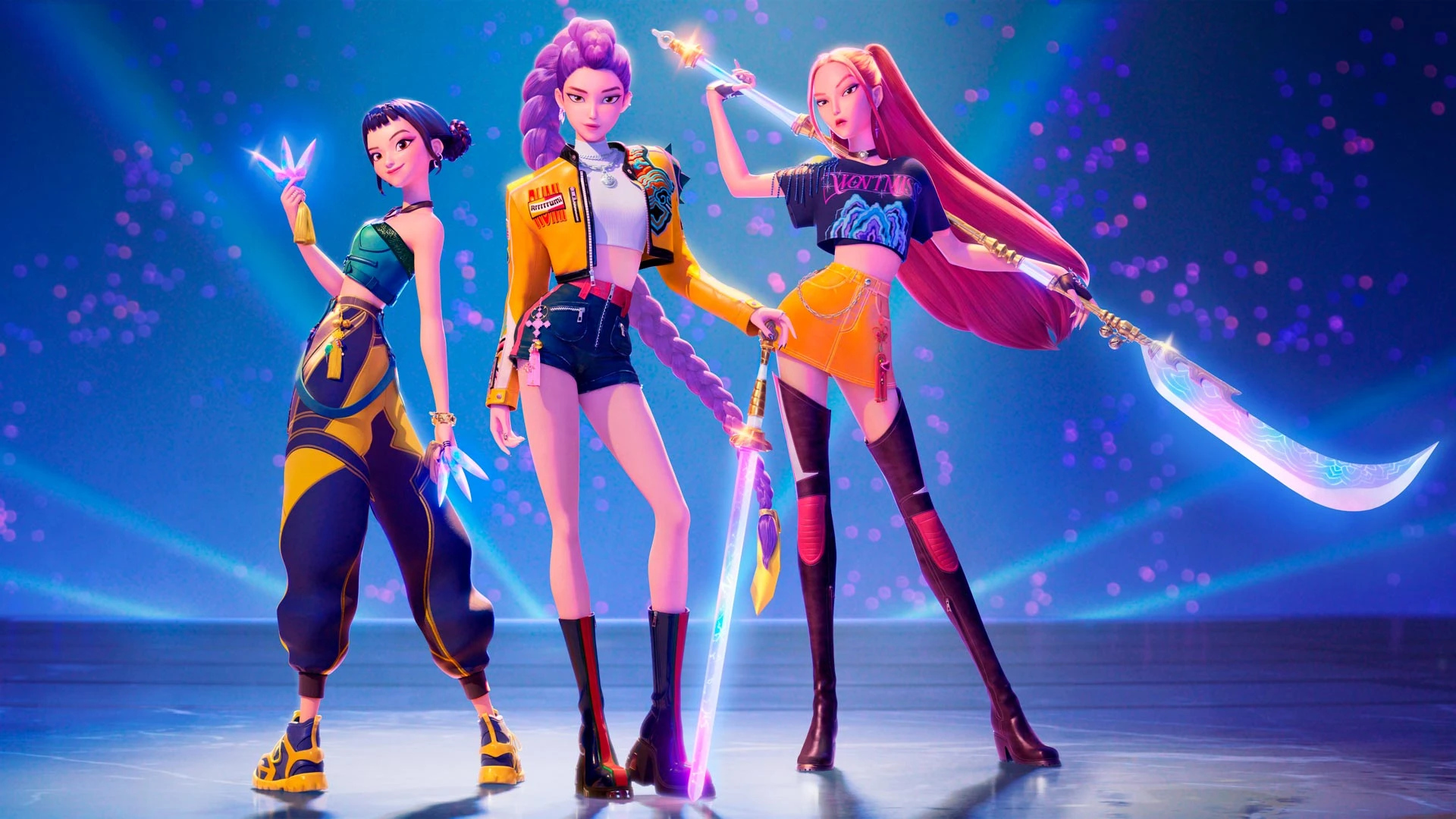 Кадр из анимационного фильма «Кейпоп-охотницы на демонов», 2025 год | IMDb