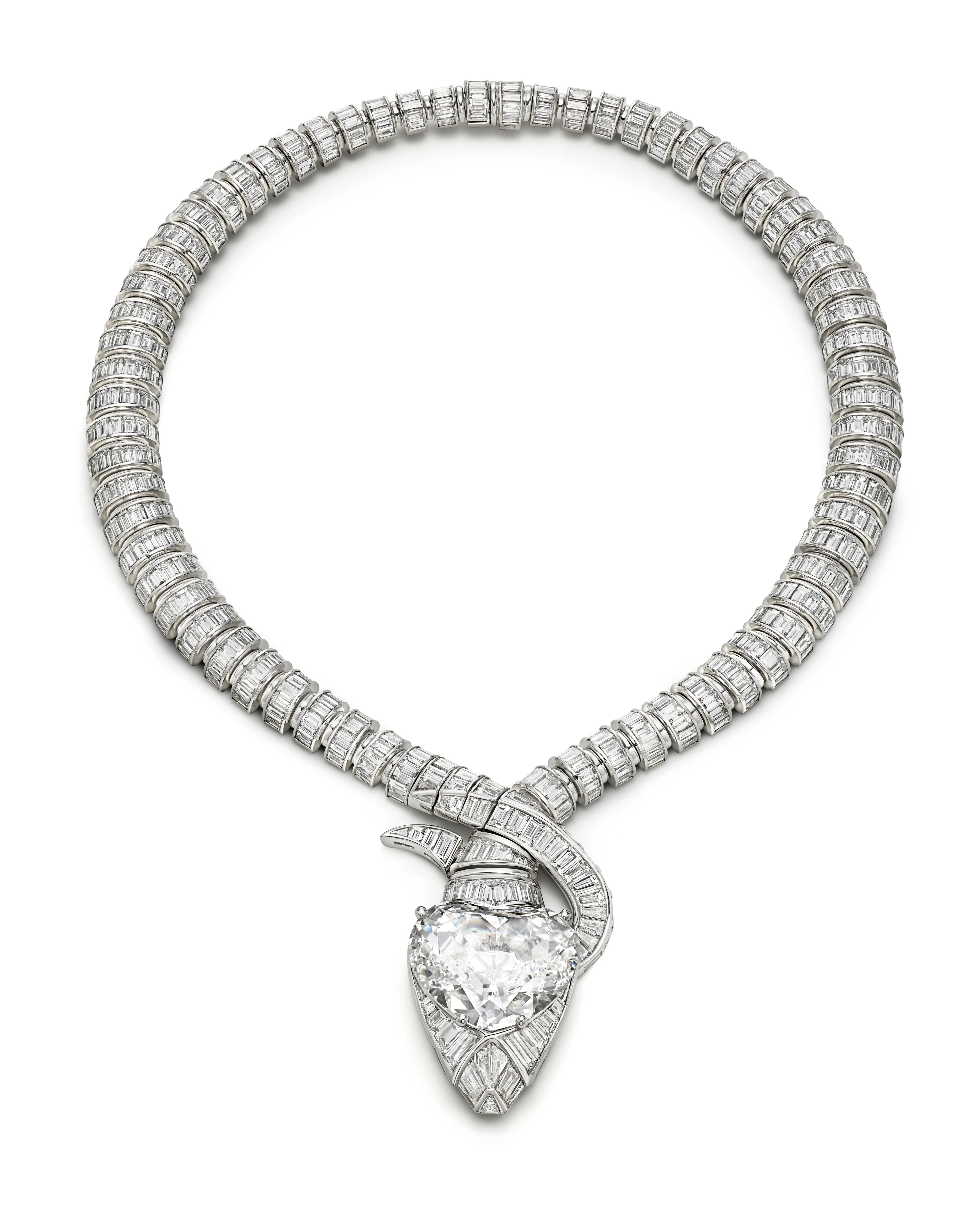  Колье Serpenti Imperial Heart с центральным бриллиантом (30,75 карата) | Gutter credit