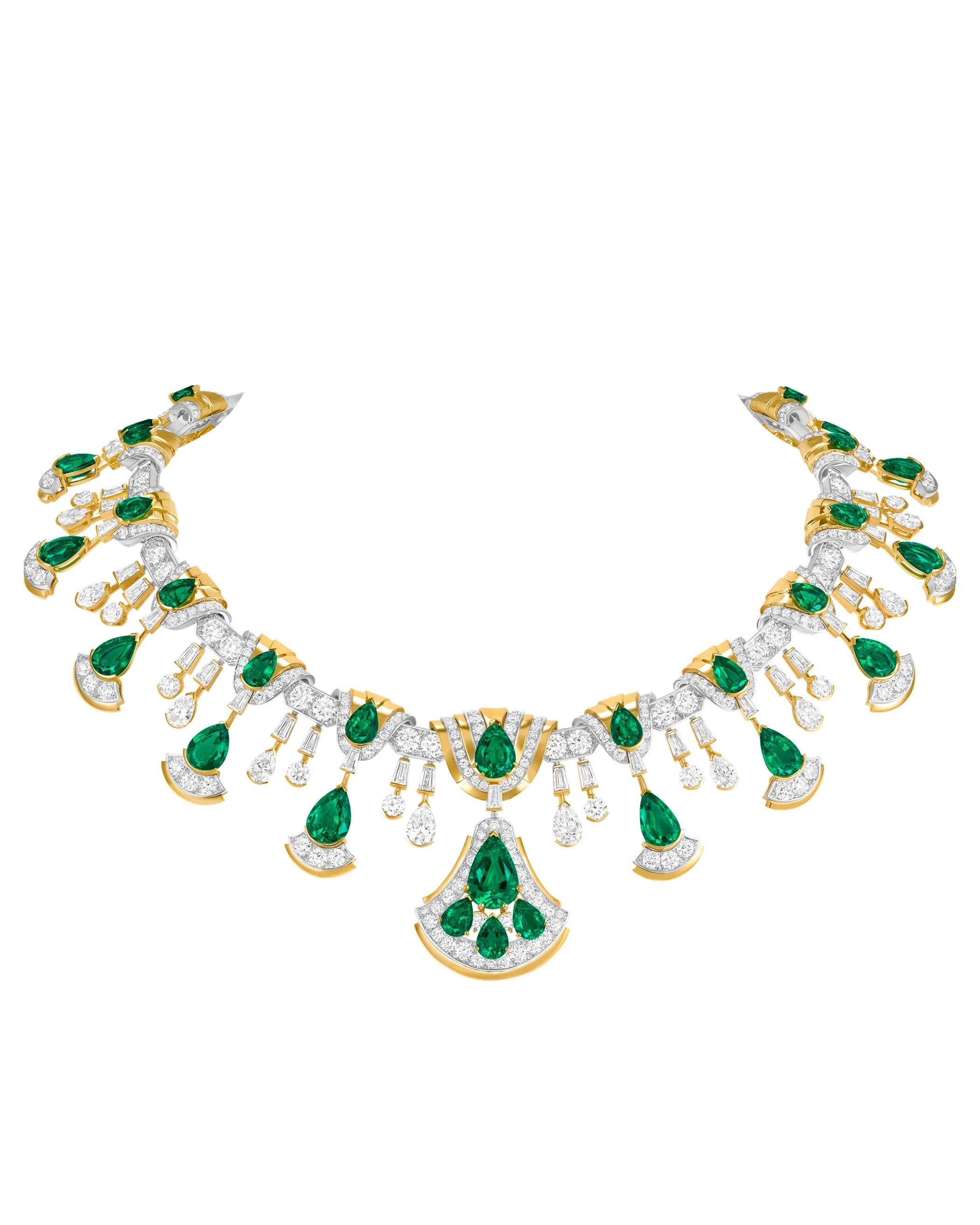 Van Cleef & Arpels, коллекция Fascinating Egypt | Колье Rivage Egyptien | Официальный сайт Van Cleef & Arpels